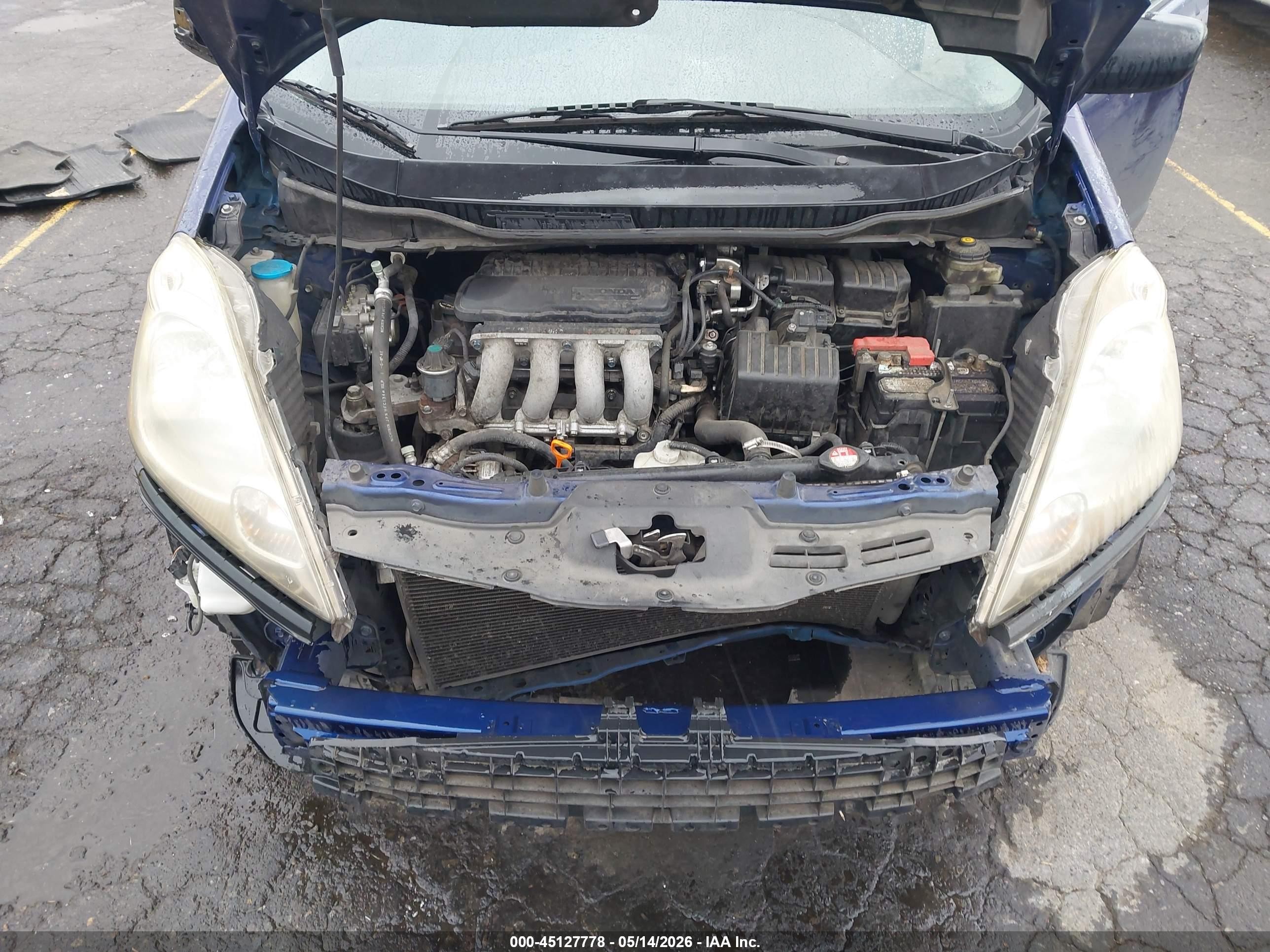 2010 Honda Fit   Blue vin: JHMGE8H2XAS019504