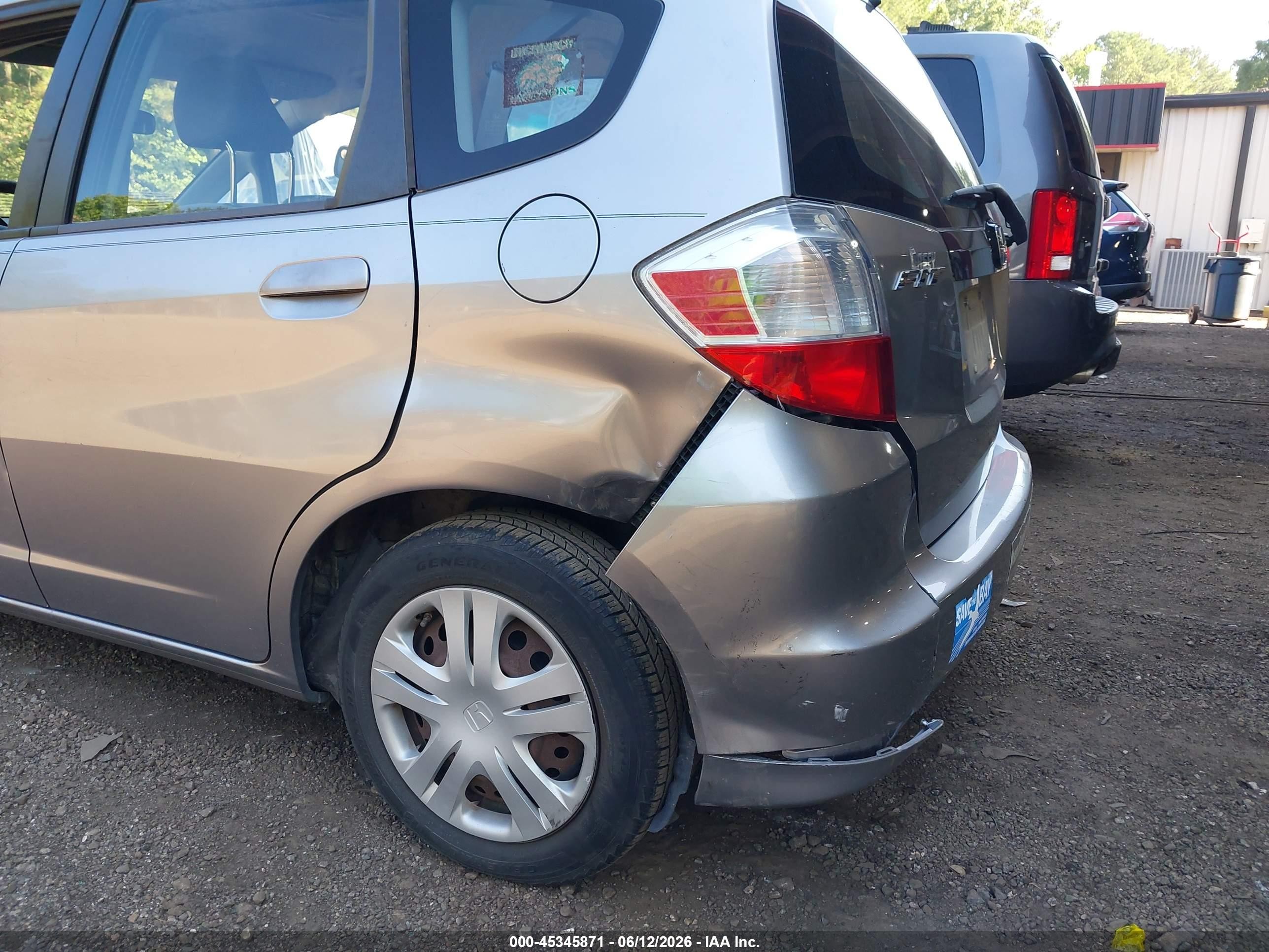 2010 Honda Fit   Blue vin: JHMGE8H2XAS025030