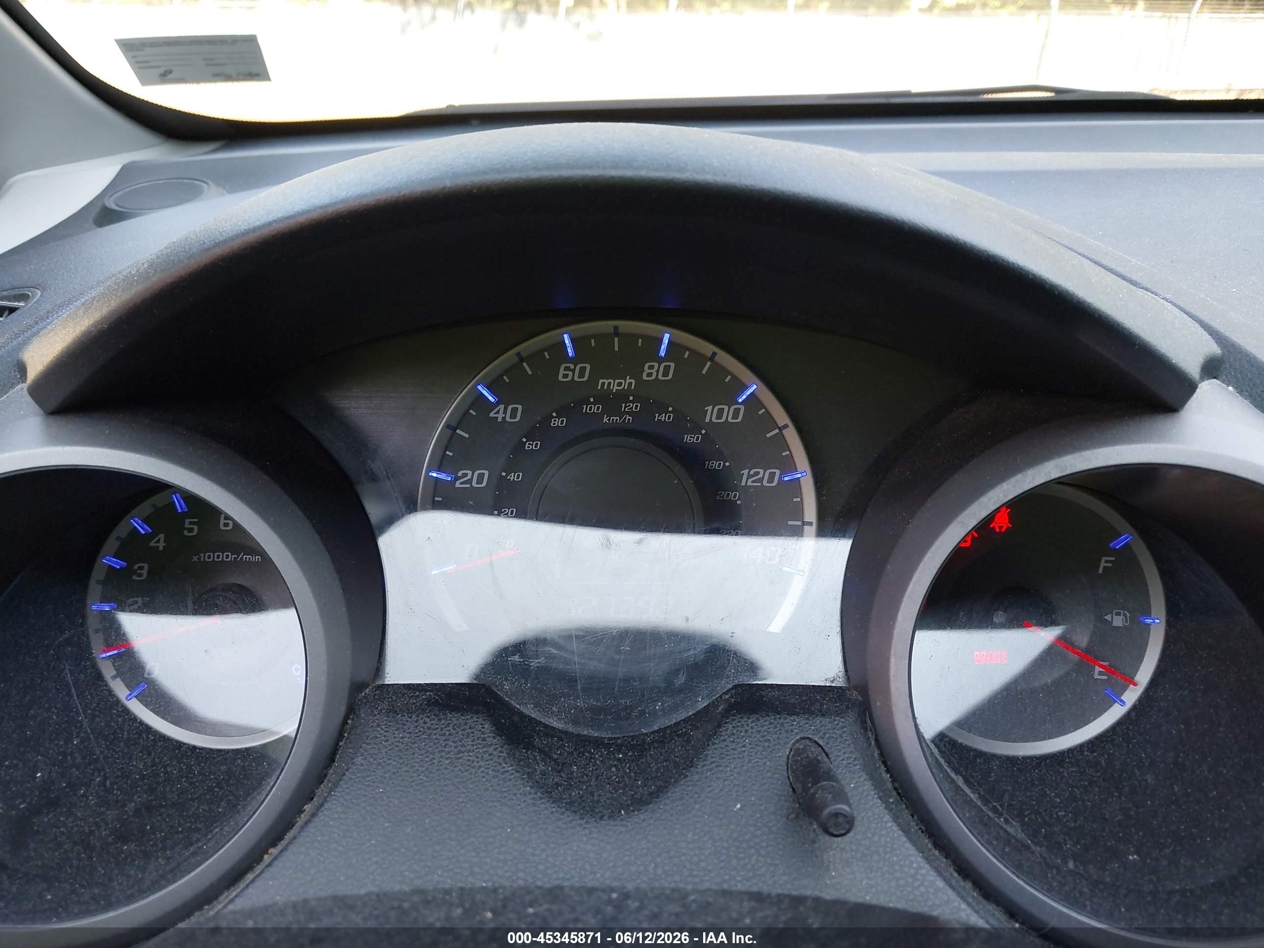 2010 Honda Fit   Blue vin: JHMGE8H2XAS025030