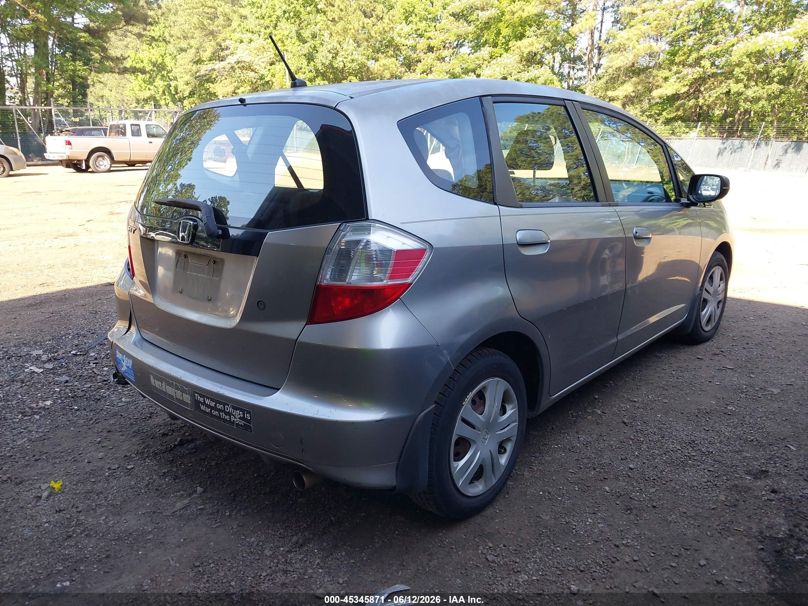 2010 Honda Fit   Blue vin: JHMGE8H2XAS025030