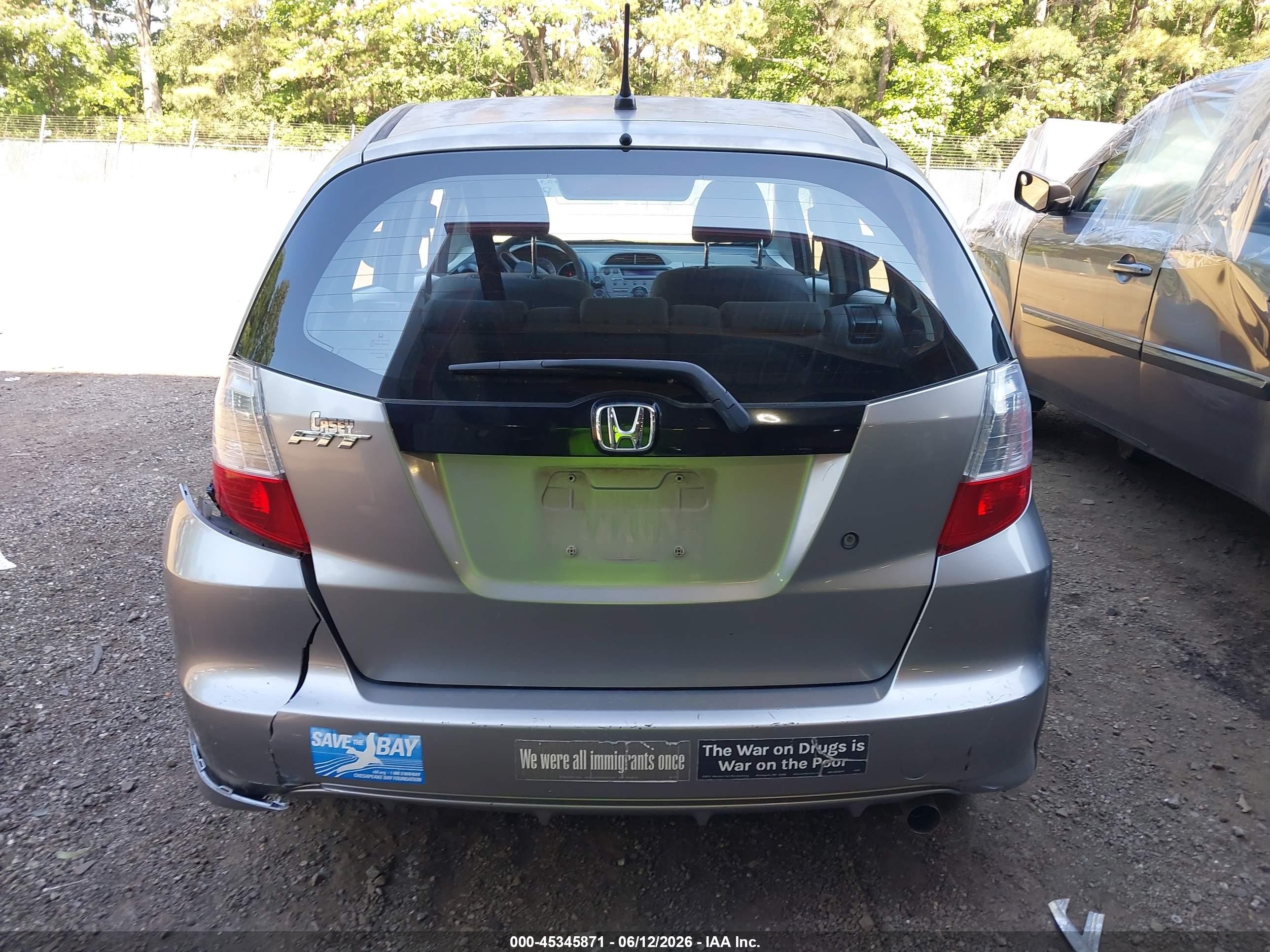 2010 Honda Fit   Blue vin: JHMGE8H2XAS025030