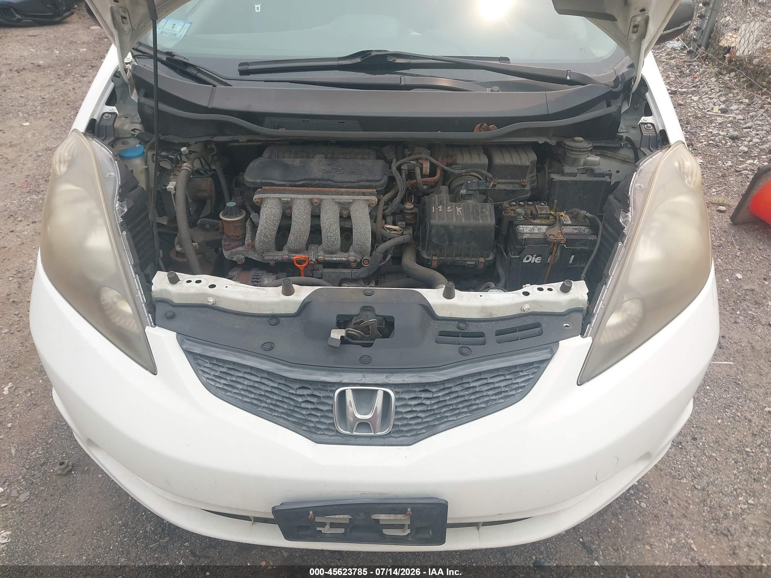 2011 Honda Fit   Серый vin: JHMGE8H30BC005745