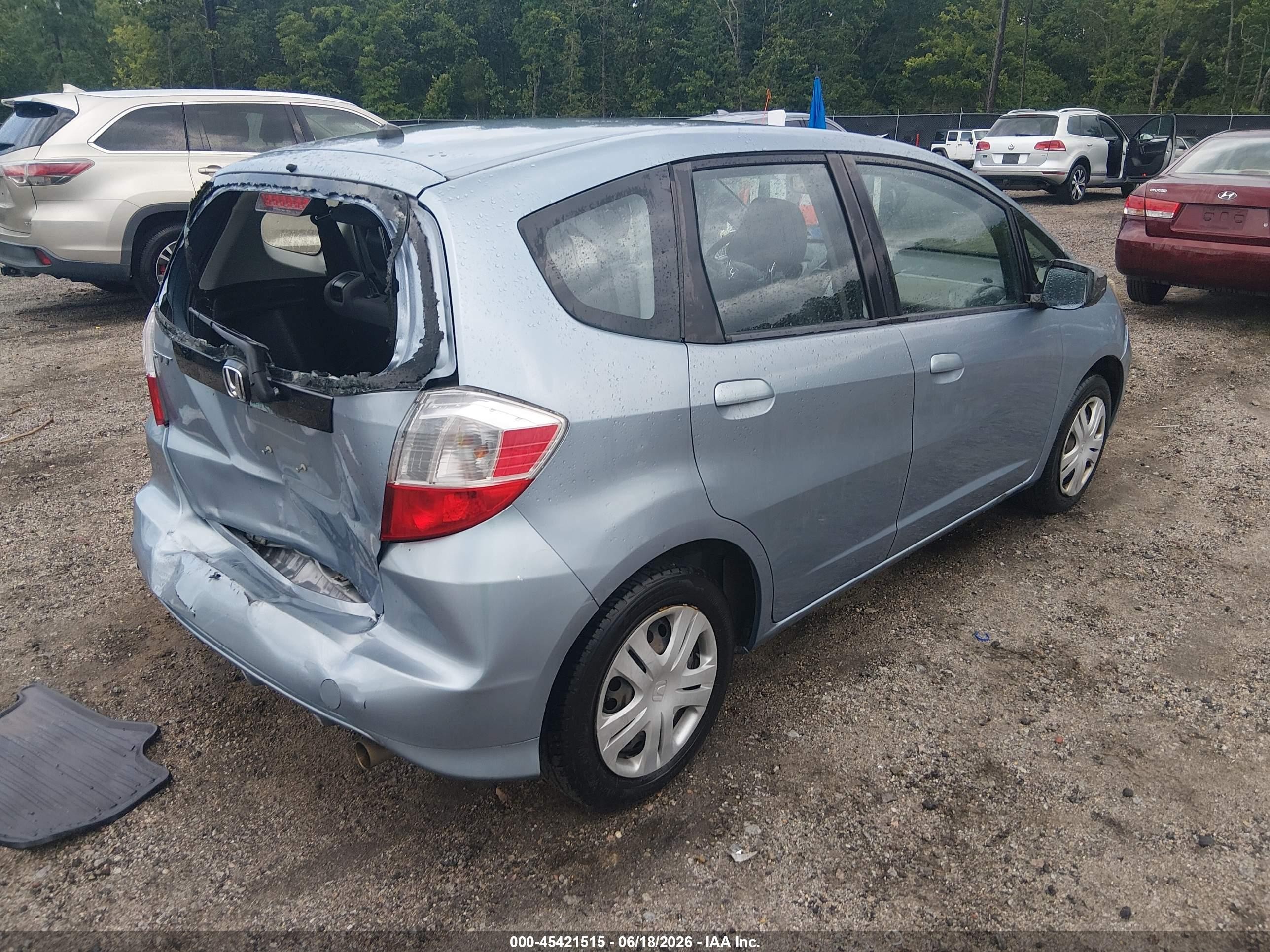 2011 Honda Fit Blue vin: JHMGE8H30BC020651
