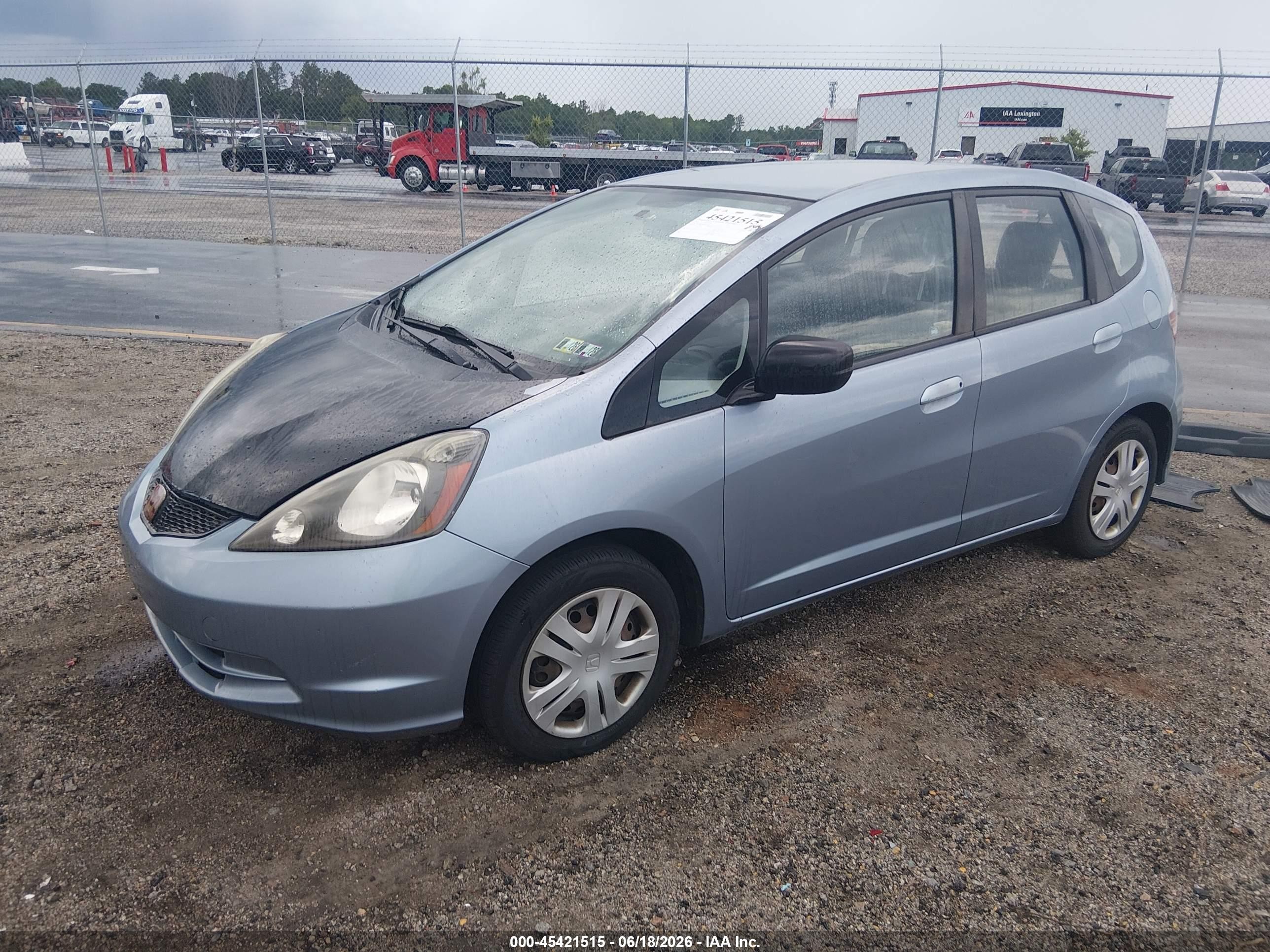 2011 Honda Fit Blue vin: JHMGE8H30BC020651