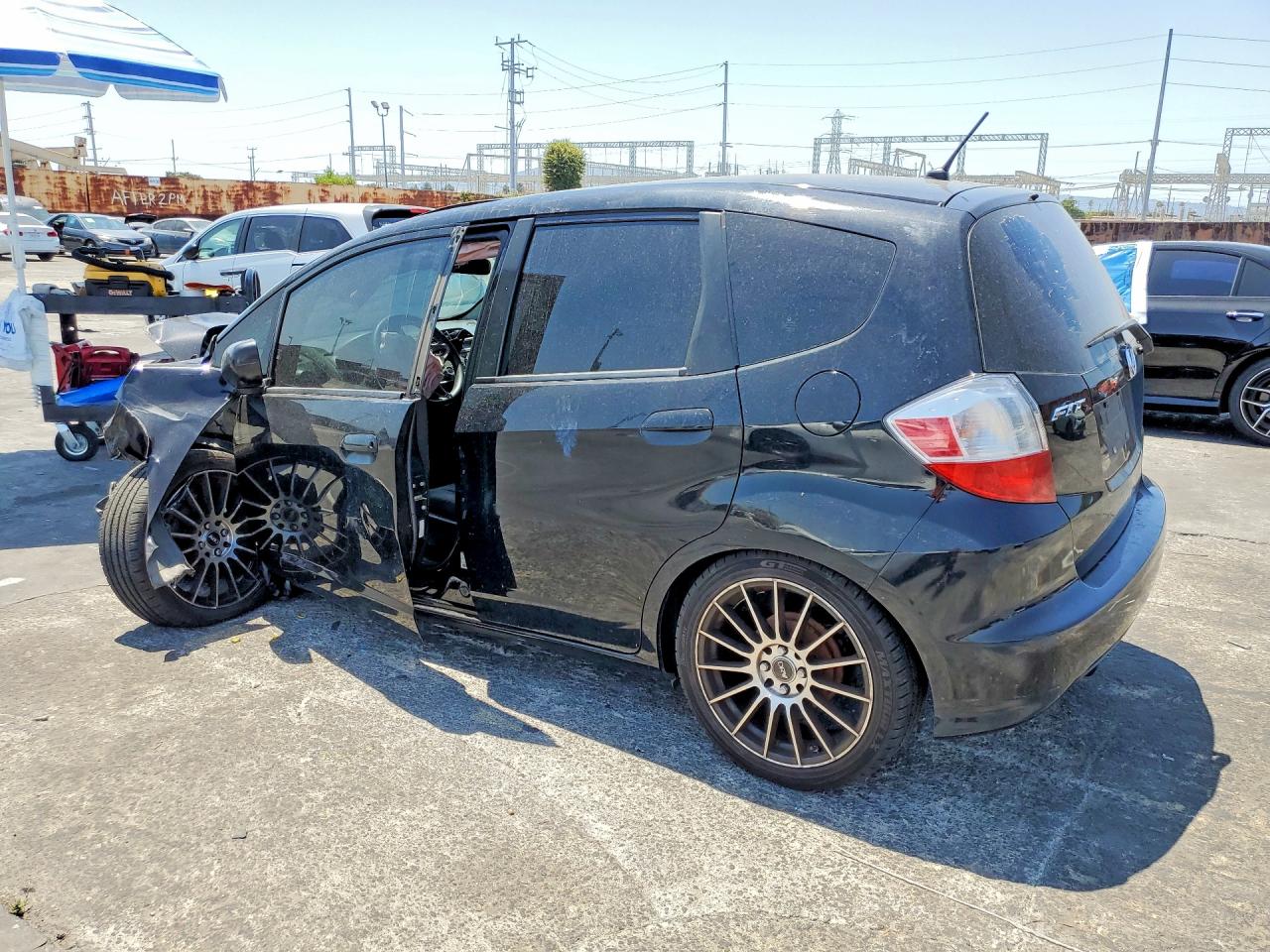 2011 Honda Fit Black vin: JHMGE8H30BS010983