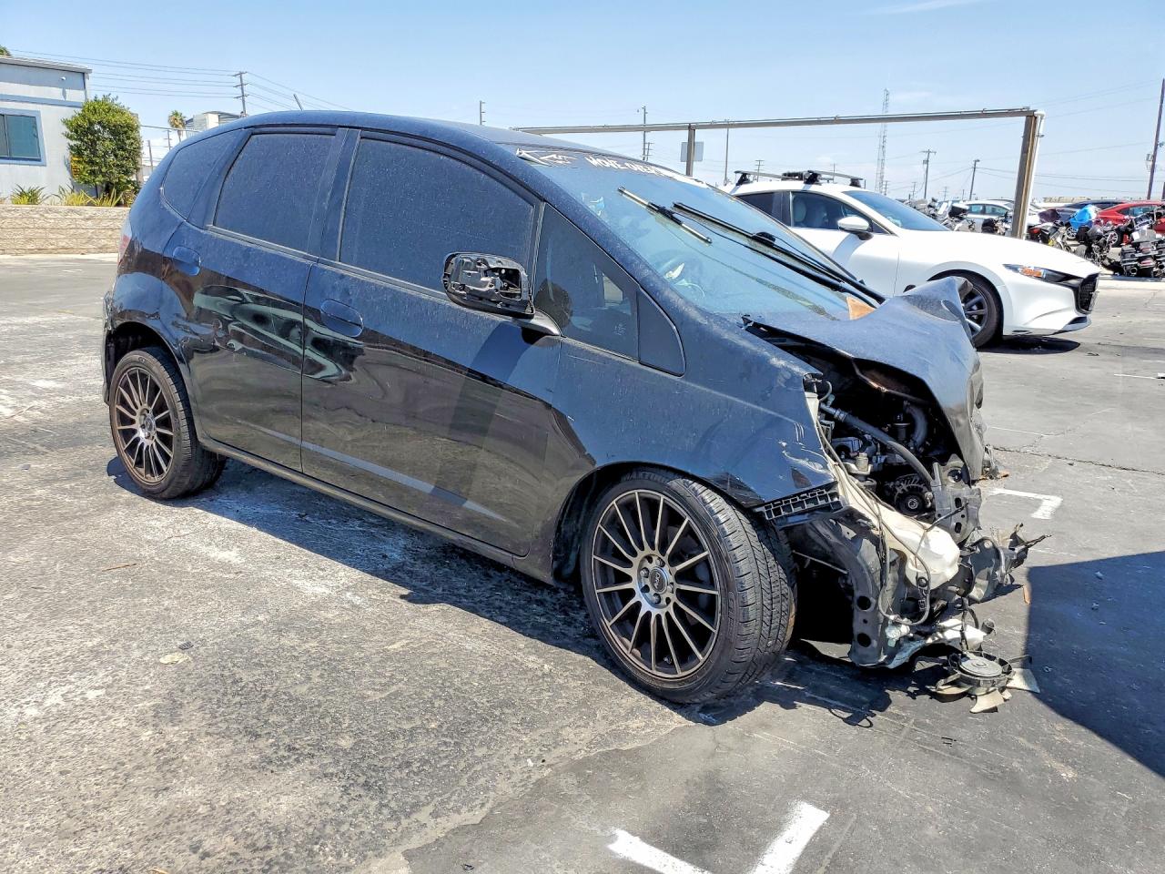 2011 Honda Fit Black vin: JHMGE8H30BS010983