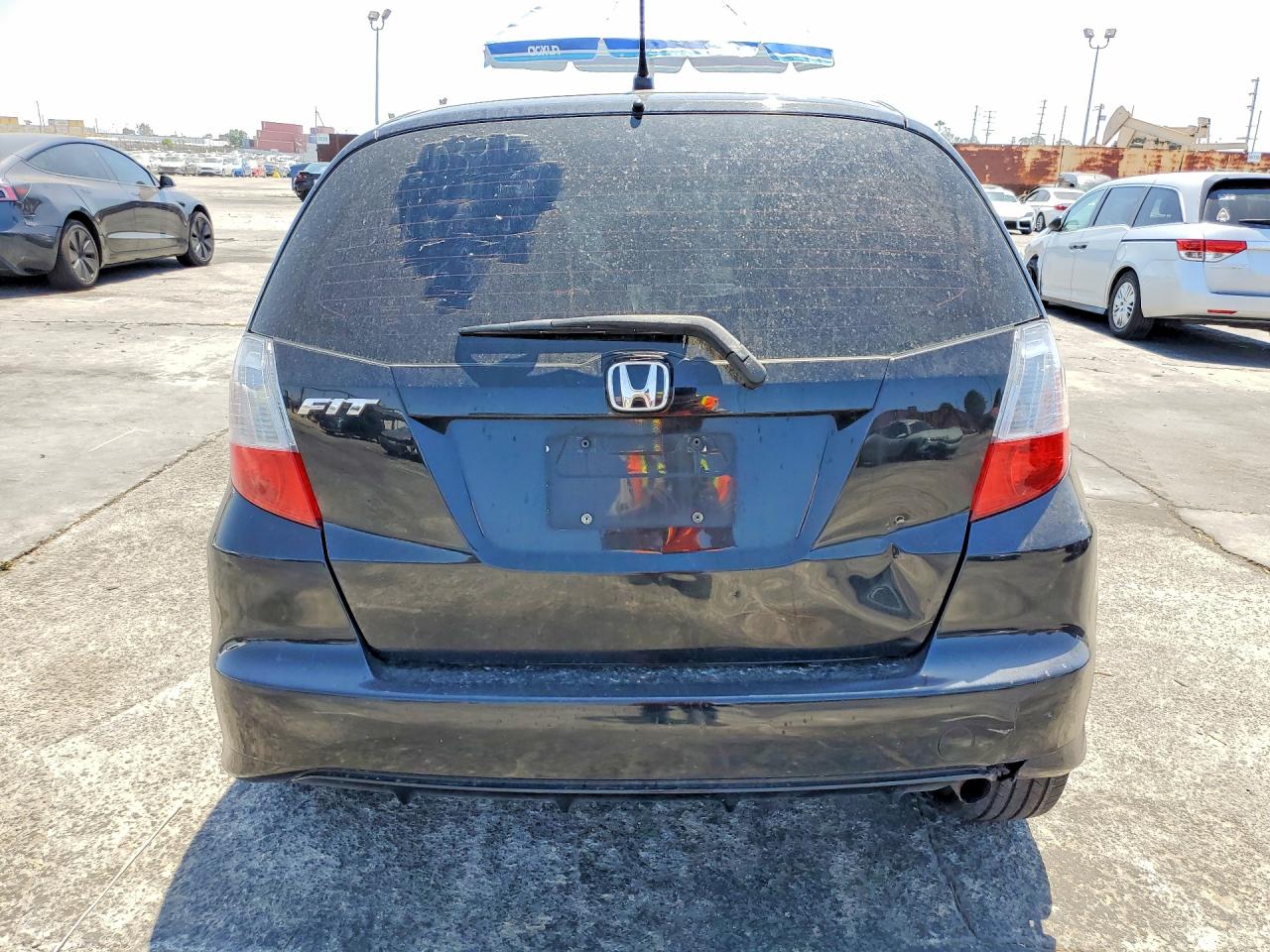 2011 Honda Fit Black vin: JHMGE8H30BS010983