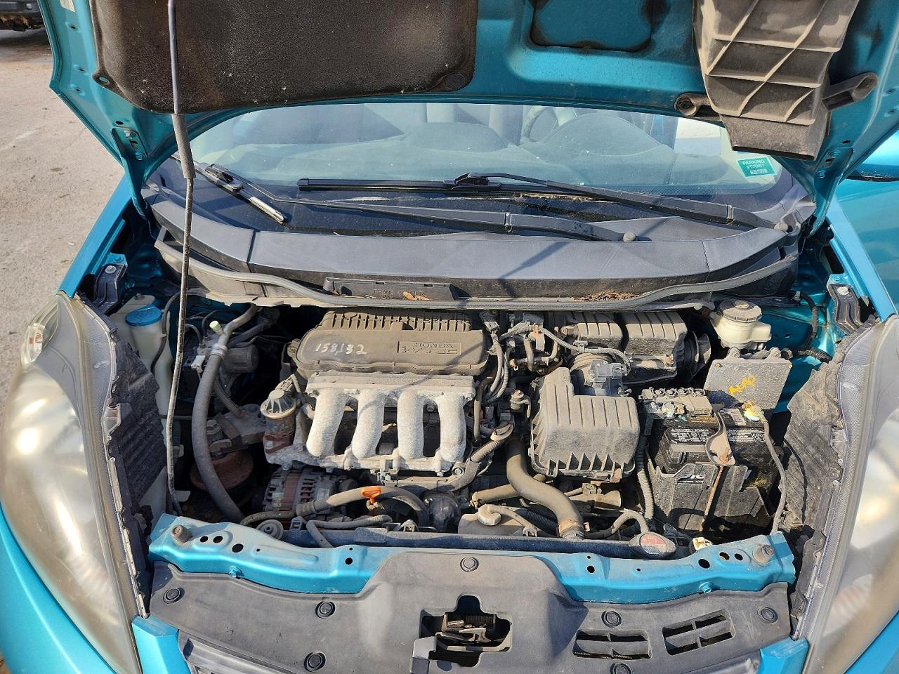 2012 Honda Fit Синий vin: JHMGE8H30CC005035