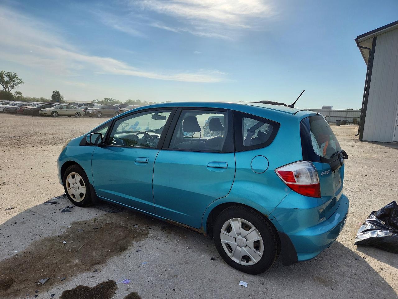 2012 Honda Fit Синий vin: JHMGE8H30CC005035