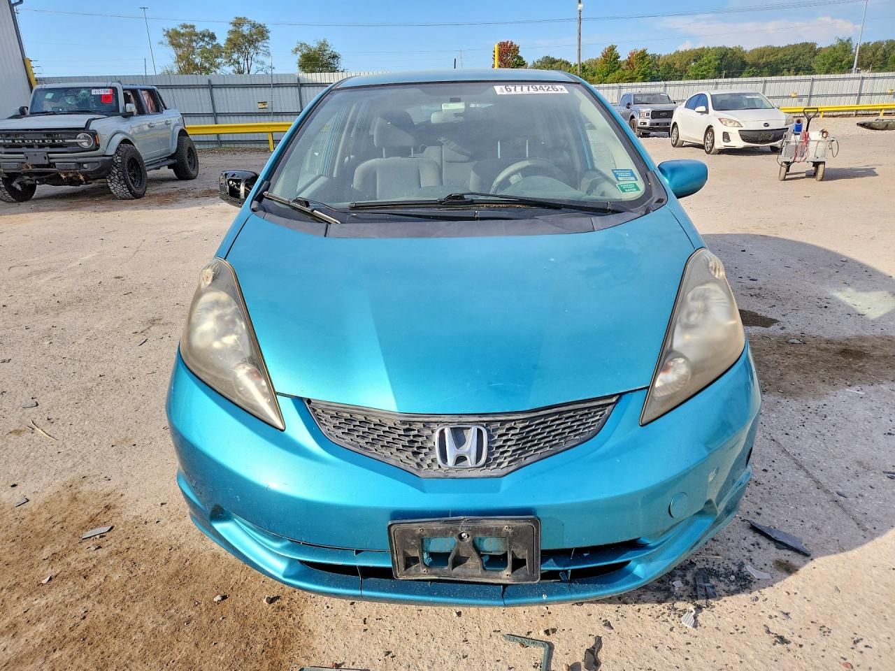 2012 Honda Fit Синий vin: JHMGE8H30CC005035