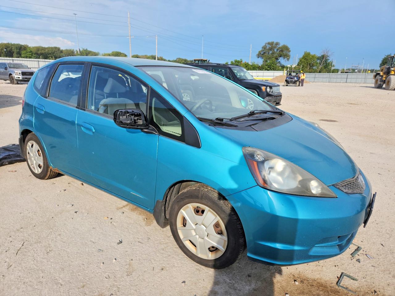 2012 Honda Fit Синий vin: JHMGE8H30CC005035