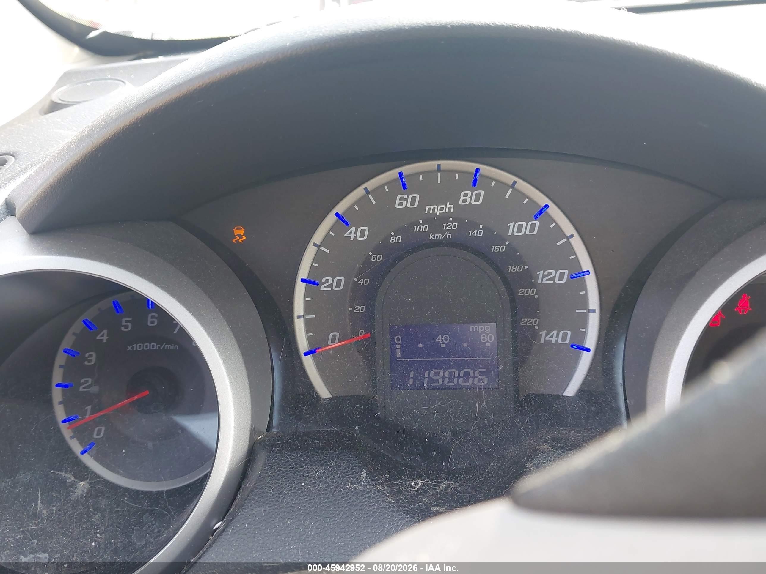 2012 Honda Fit   Red vin: JHMGE8H30CC037404