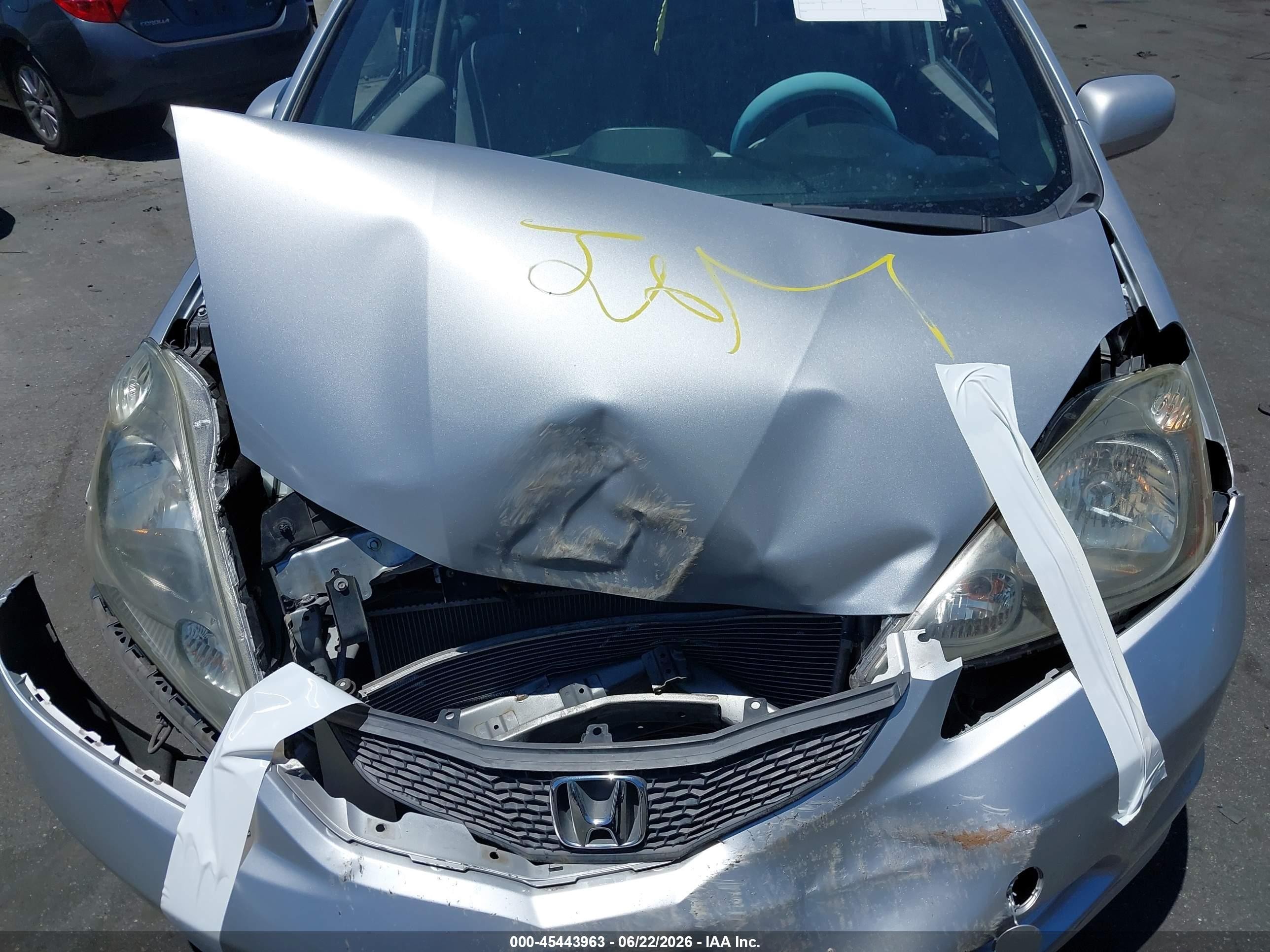 2012 Honda Fit   Silver vin: JHMGE8H30CC037547