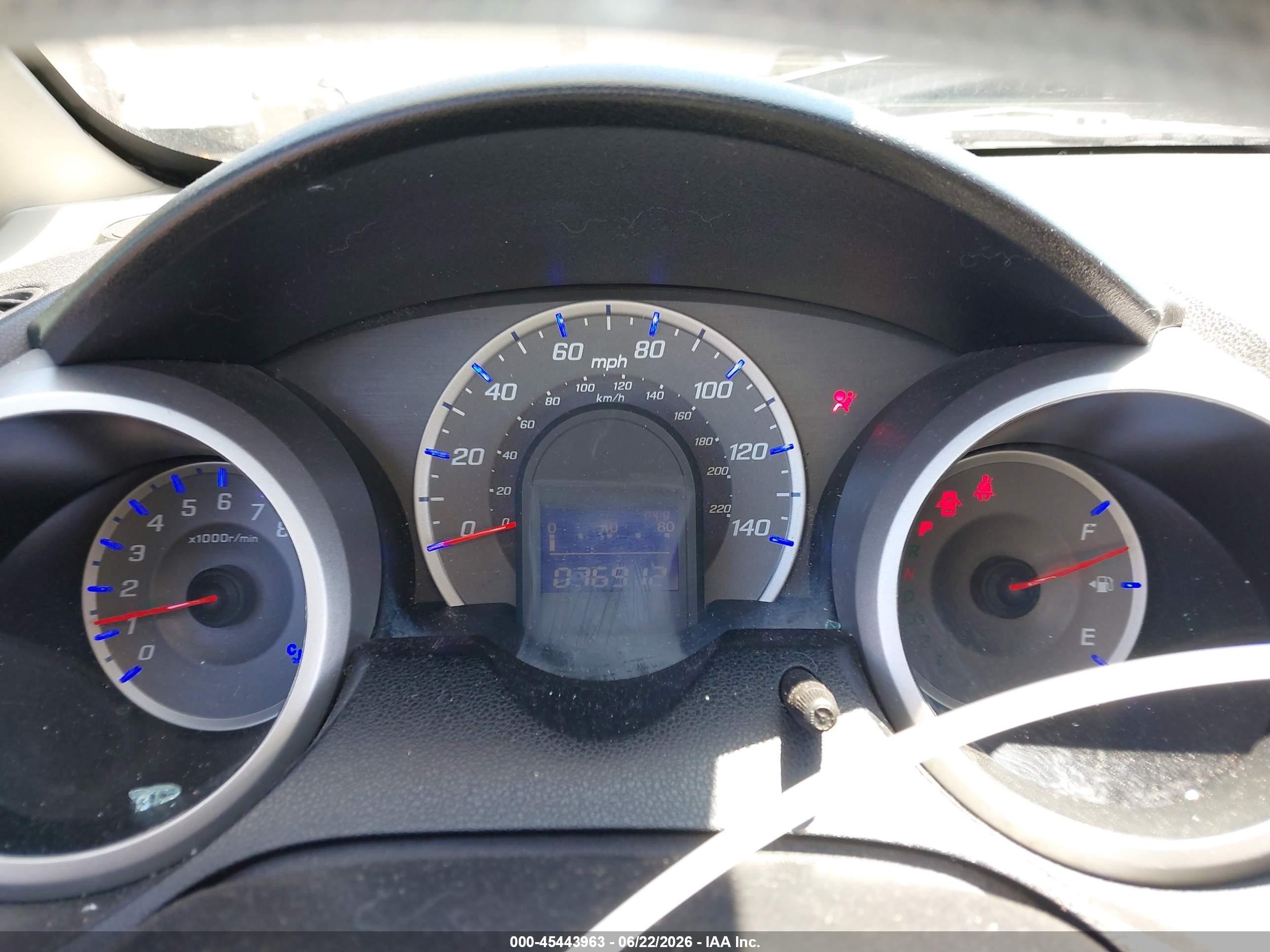2012 Honda Fit   Silver vin: JHMGE8H30CC037547