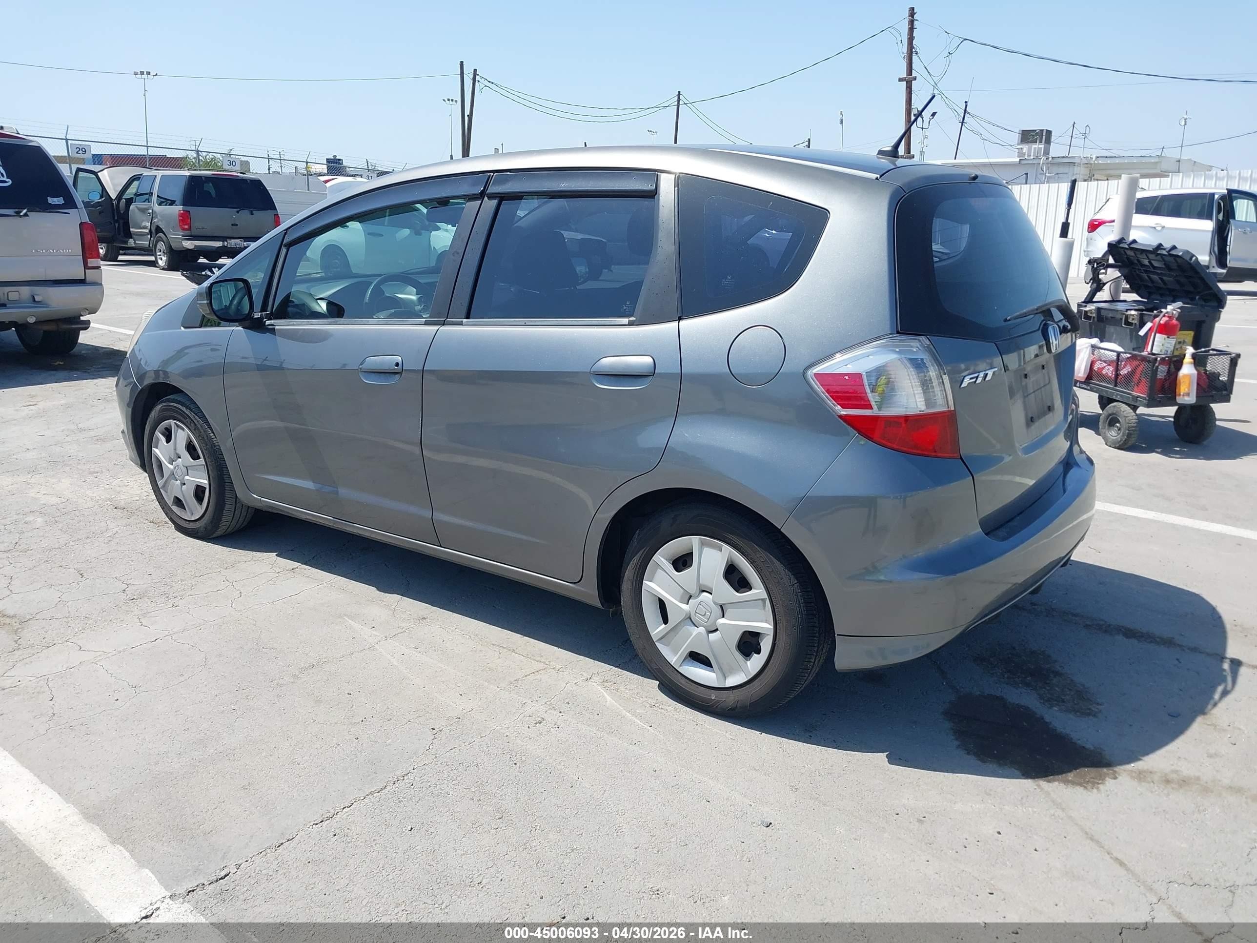 2012 Honda Fit   Gray vin: JHMGE8H30CC037872