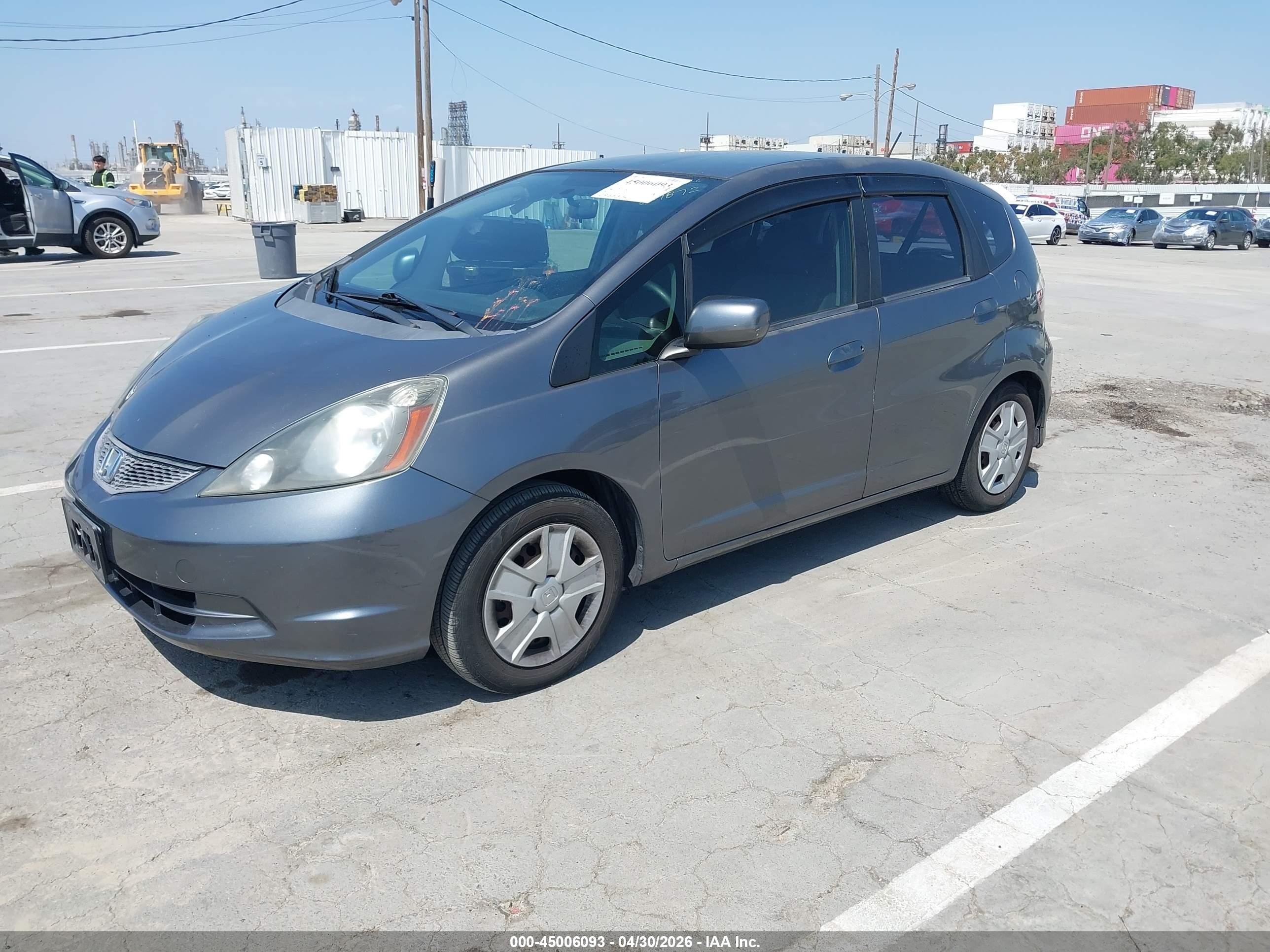 2012 Honda Fit   Gray vin: JHMGE8H30CC037872