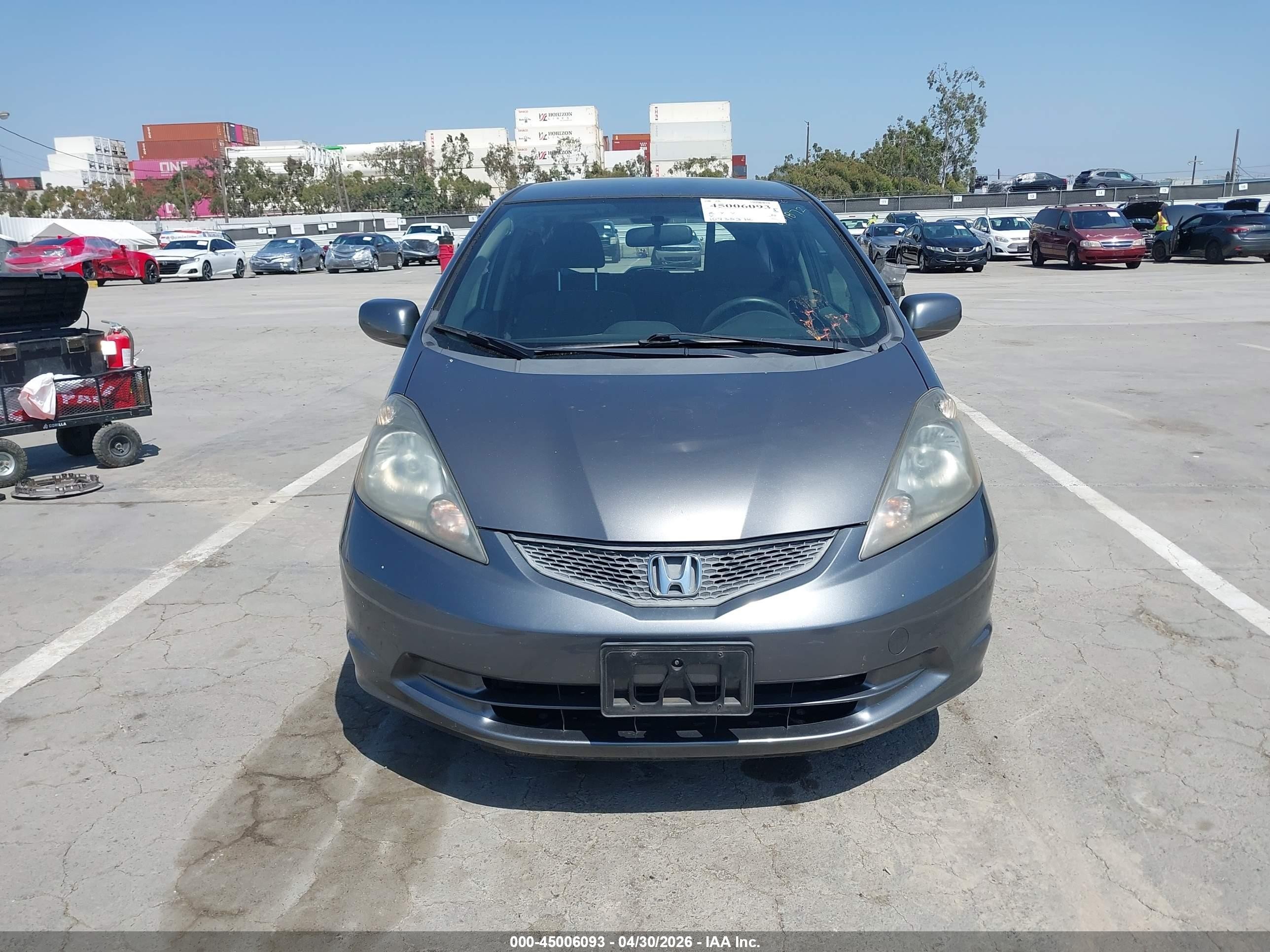 2012 Honda Fit   Gray vin: JHMGE8H30CC037872