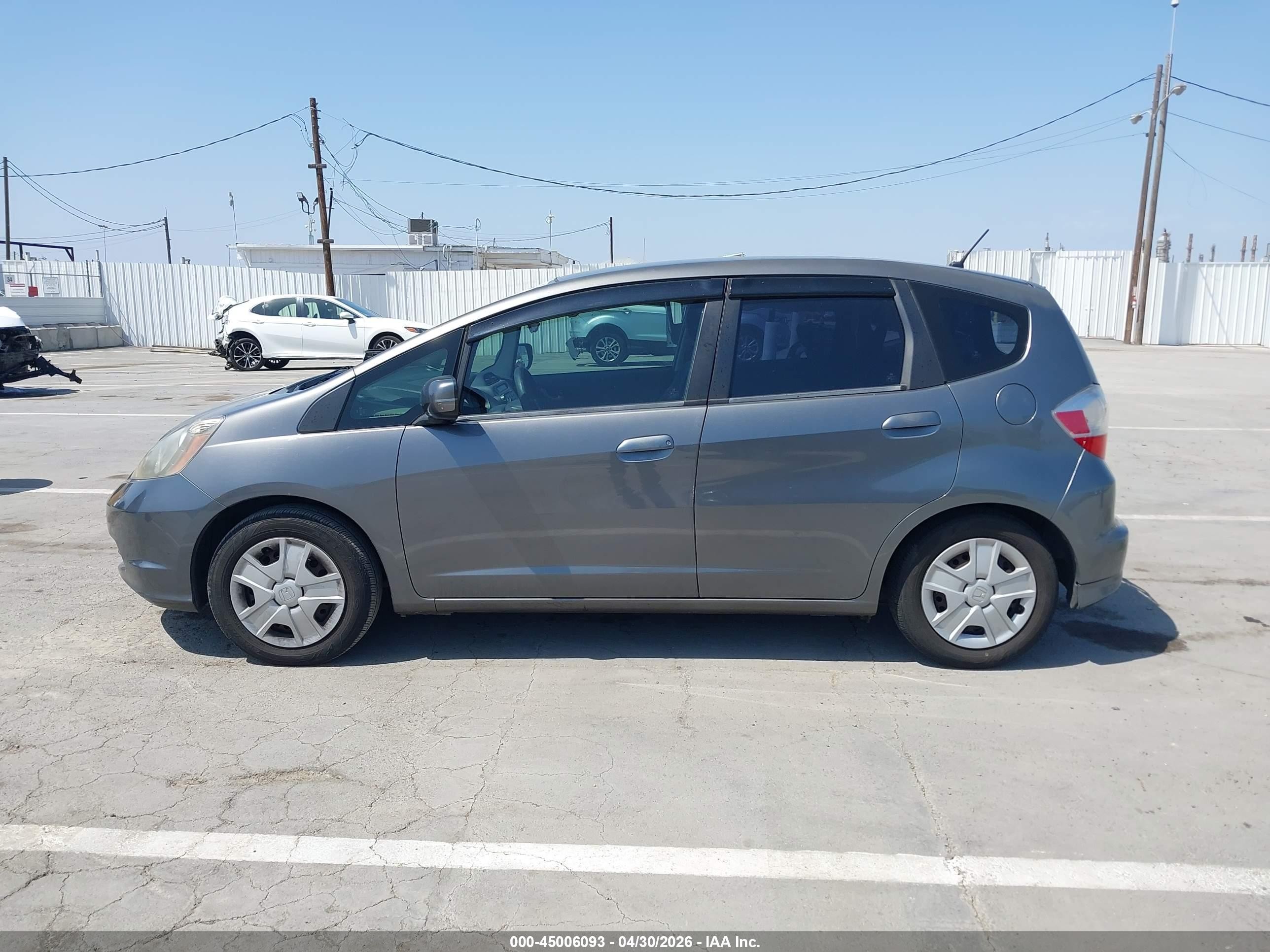 2012 Honda Fit   Gray vin: JHMGE8H30CC037872
