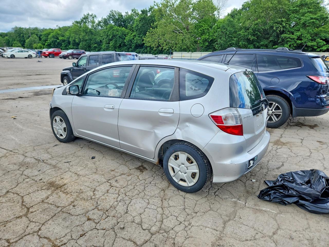 2012 Honda Fit Silver vin: JHMGE8H30CS002318