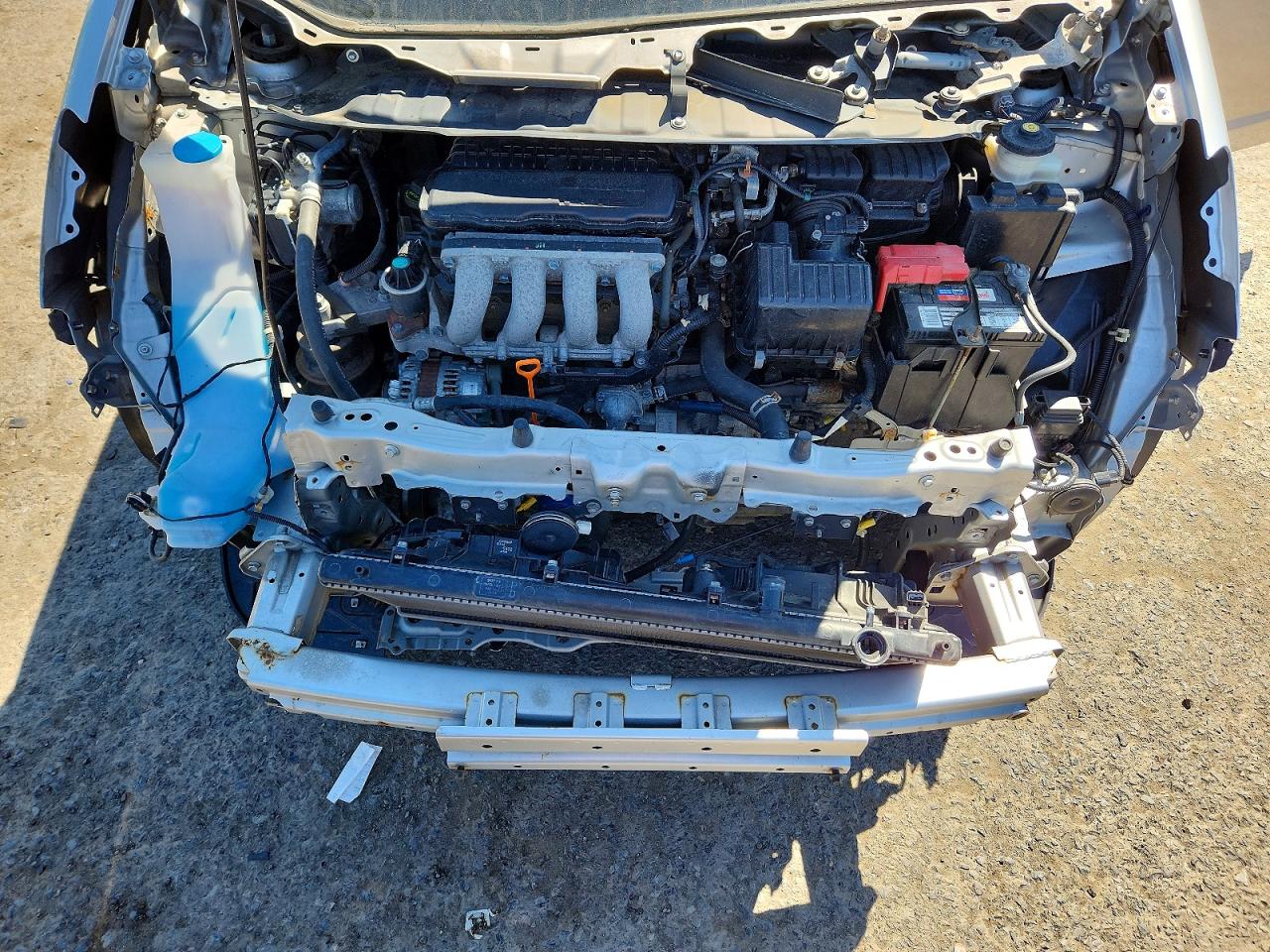 2012 Honda Fit Silver vin: JHMGE8H30CS004411