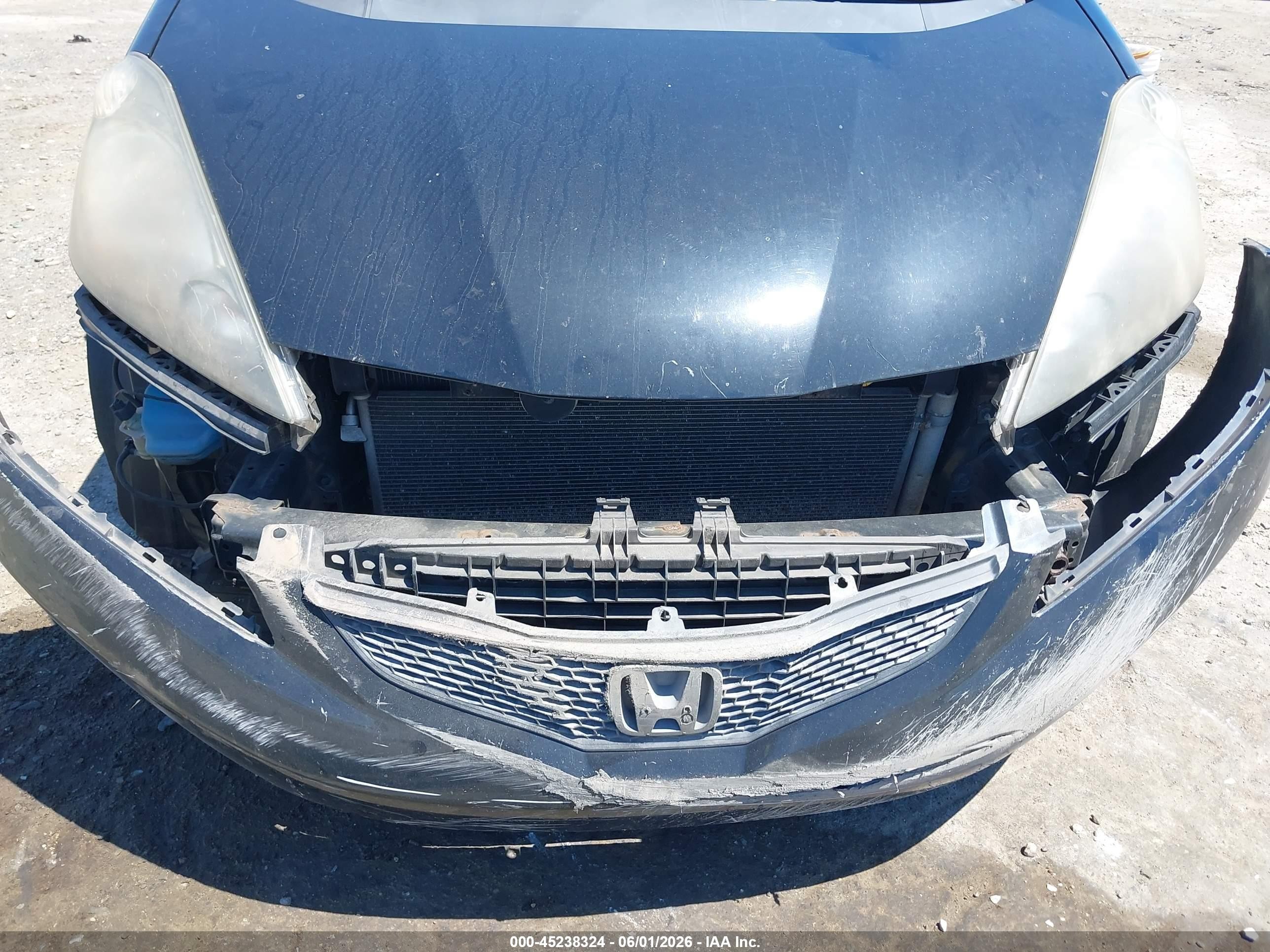 2012 Honda Fit   Black vin: JHMGE8H30CS008121