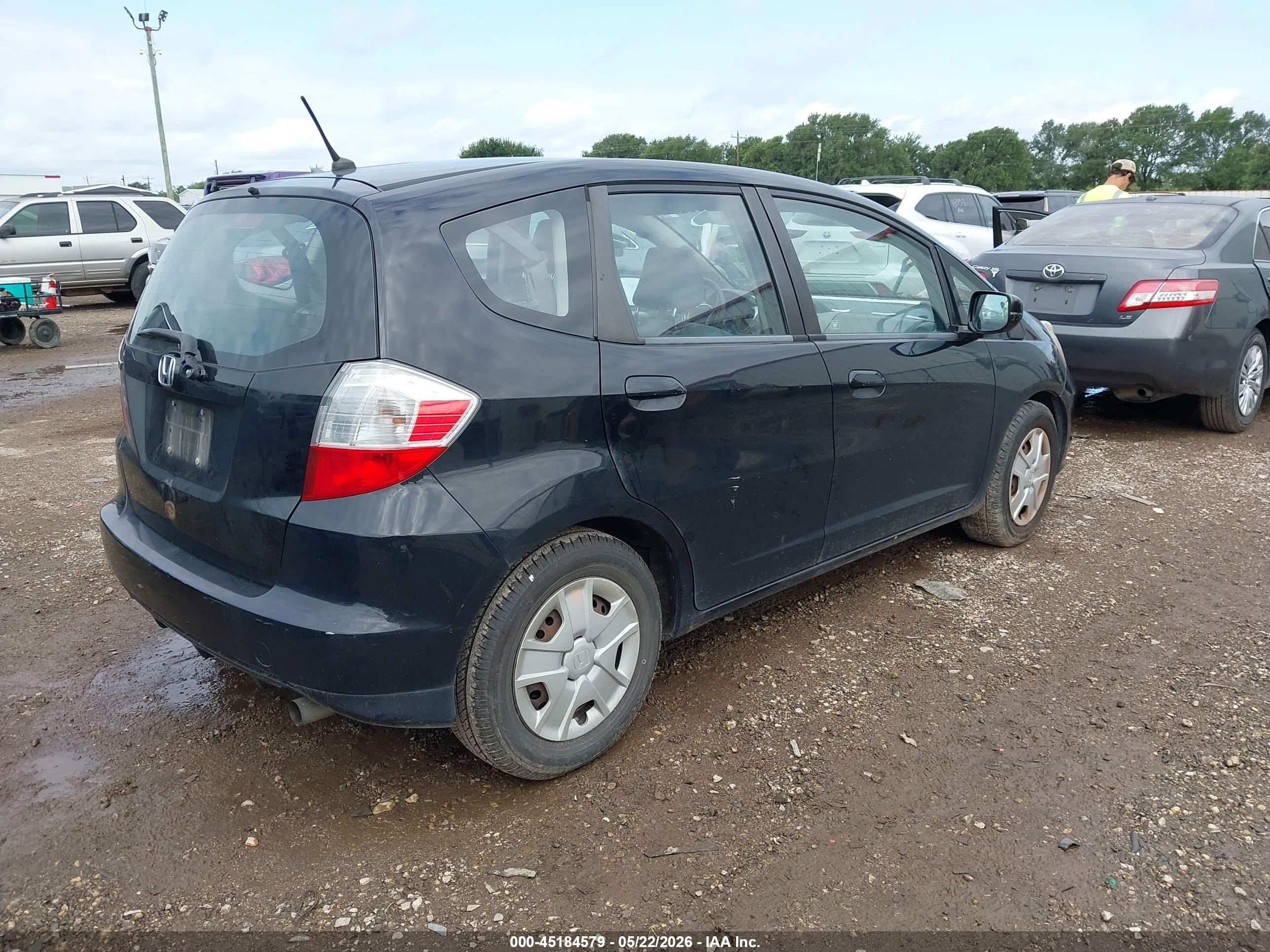 2013 Honda Fit   Black vin: JHMGE8H30DC008261