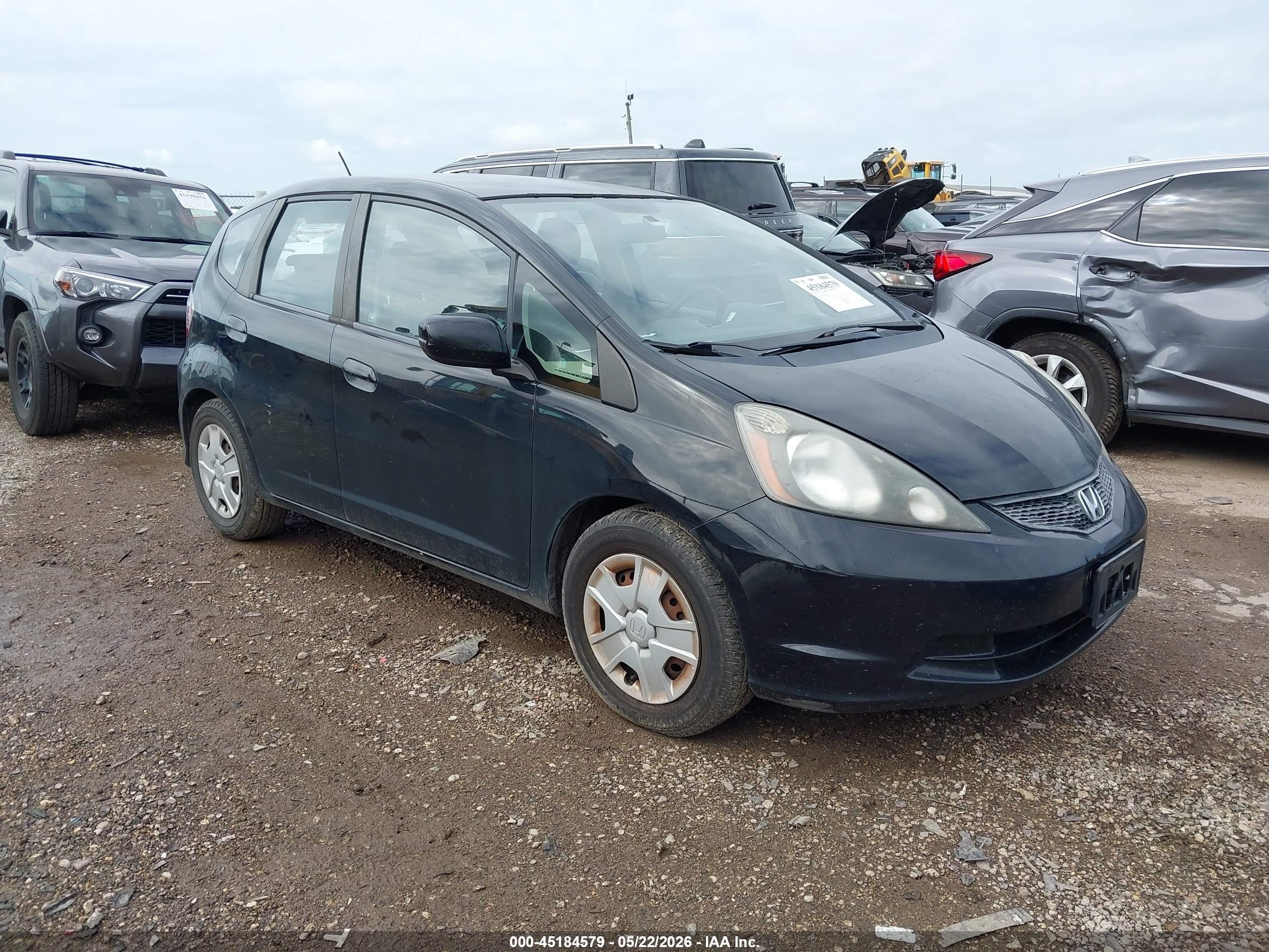 2013 Honda Fit   Black vin: JHMGE8H30DC008261