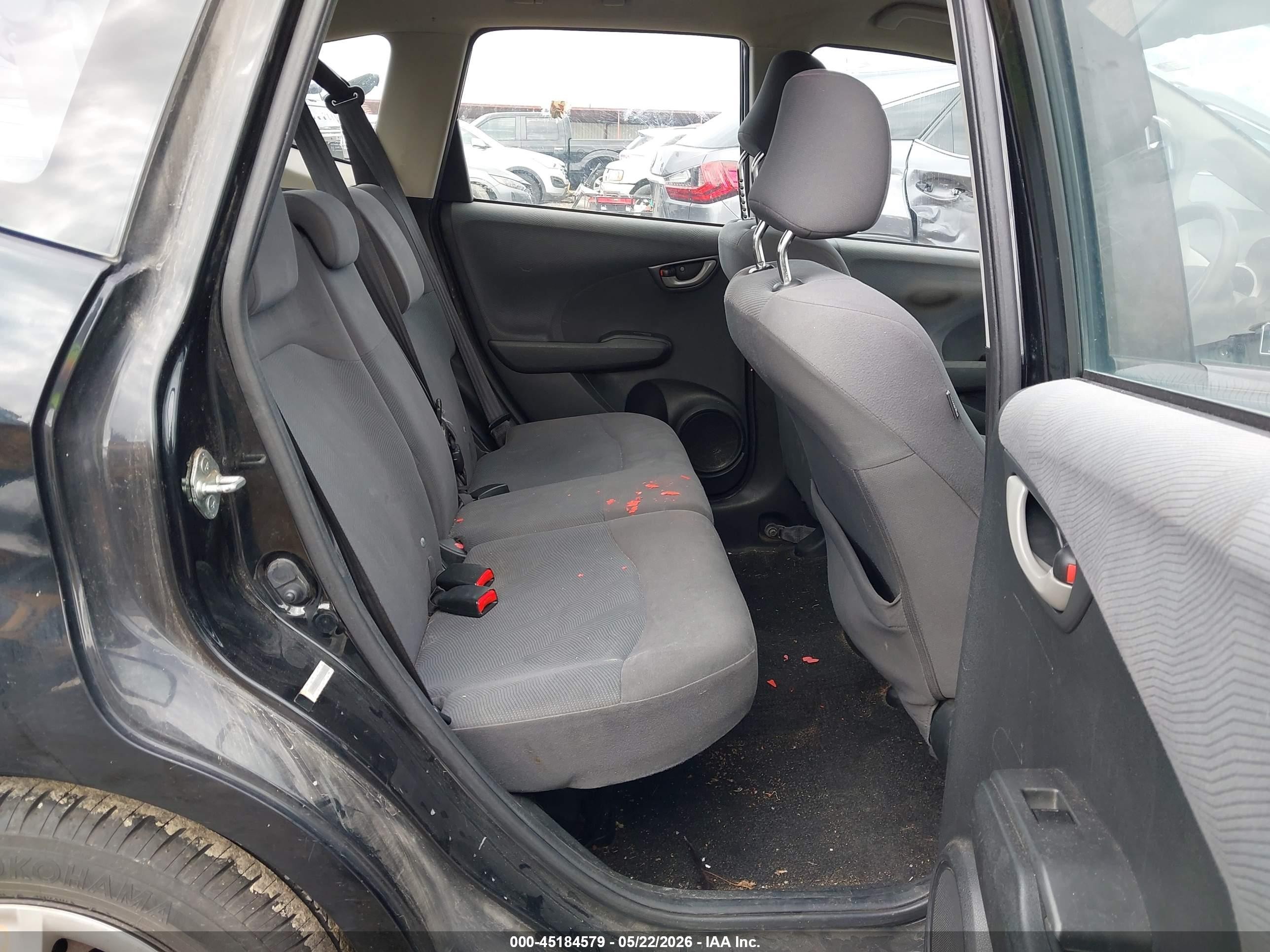 2013 Honda Fit   Black vin: JHMGE8H30DC008261