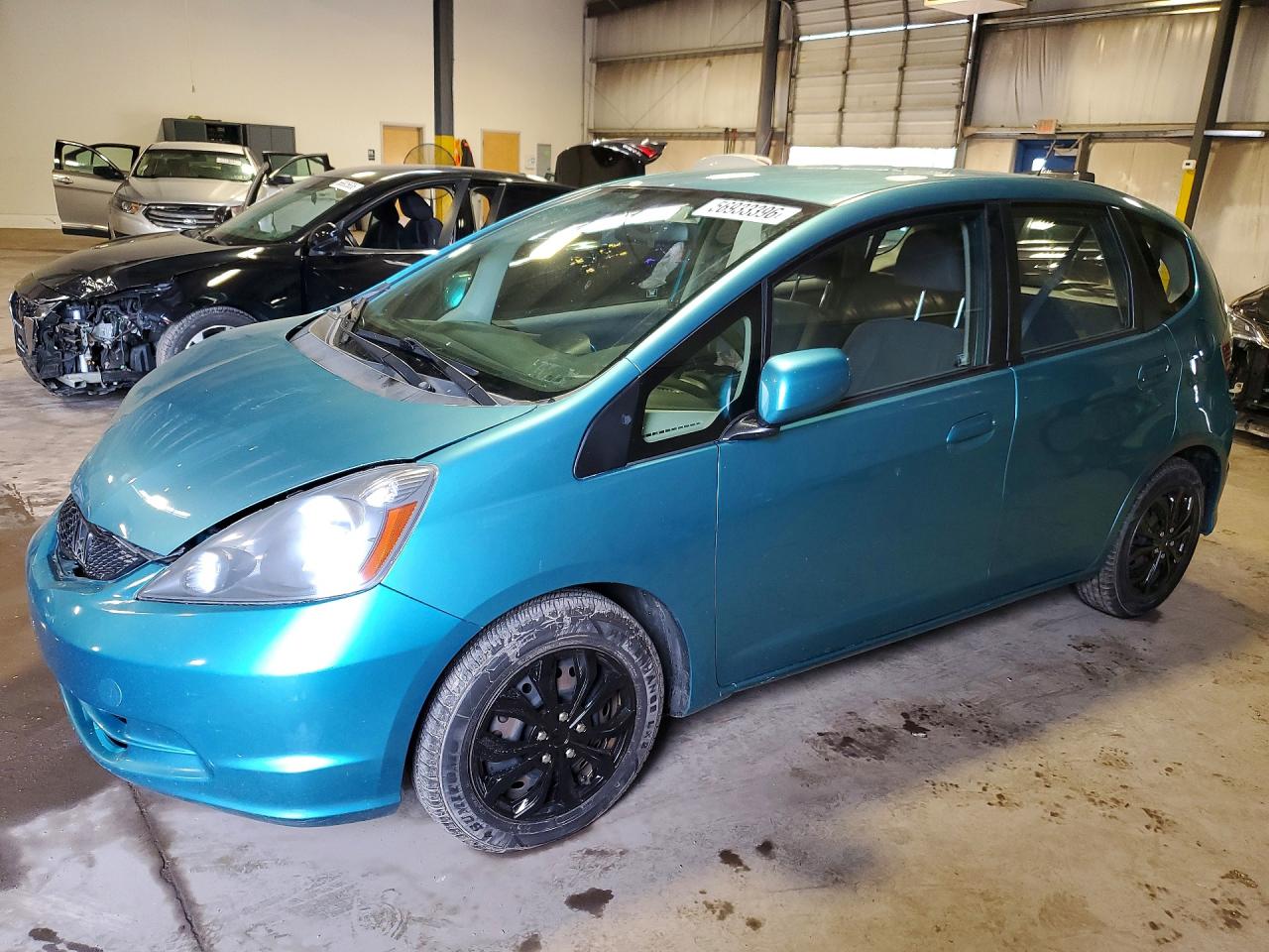 2013 Honda Fit Turquoise vin: JHMGE8H30DC036948