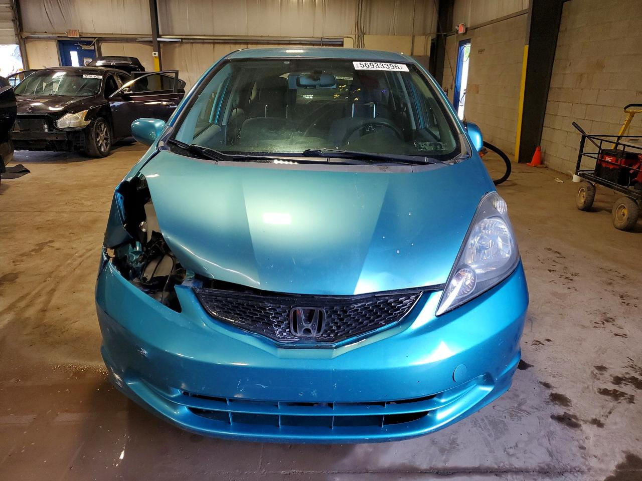 2013 Honda Fit Turquoise vin: JHMGE8H30DC036948