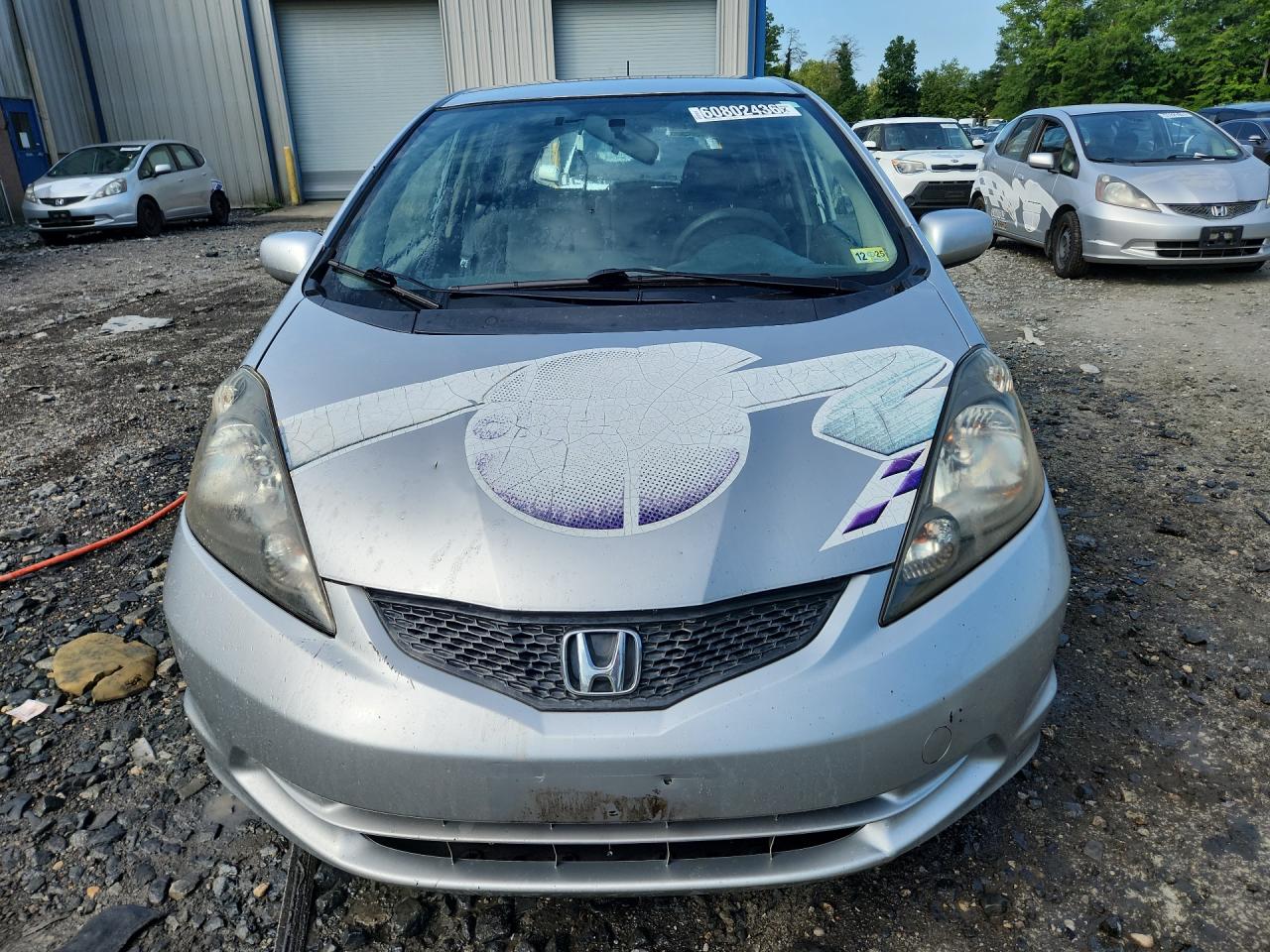 2013 Honda Fit Серебряный vin: JHMGE8H30DC049019 Damage: Left Head Lamp, Faded, Repair Required