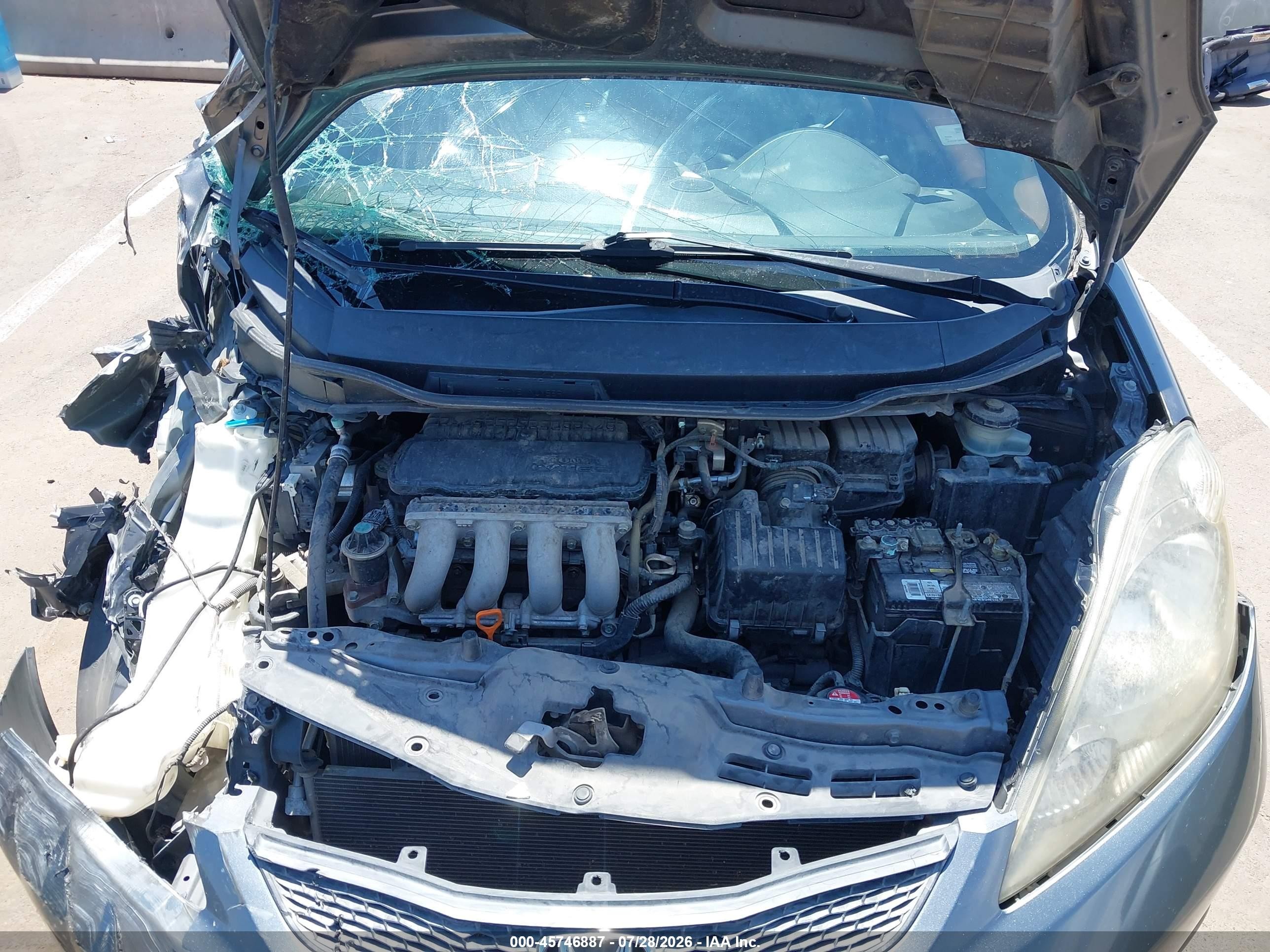 2013 Honda Fit   Gray vin: JHMGE8H30DC056746