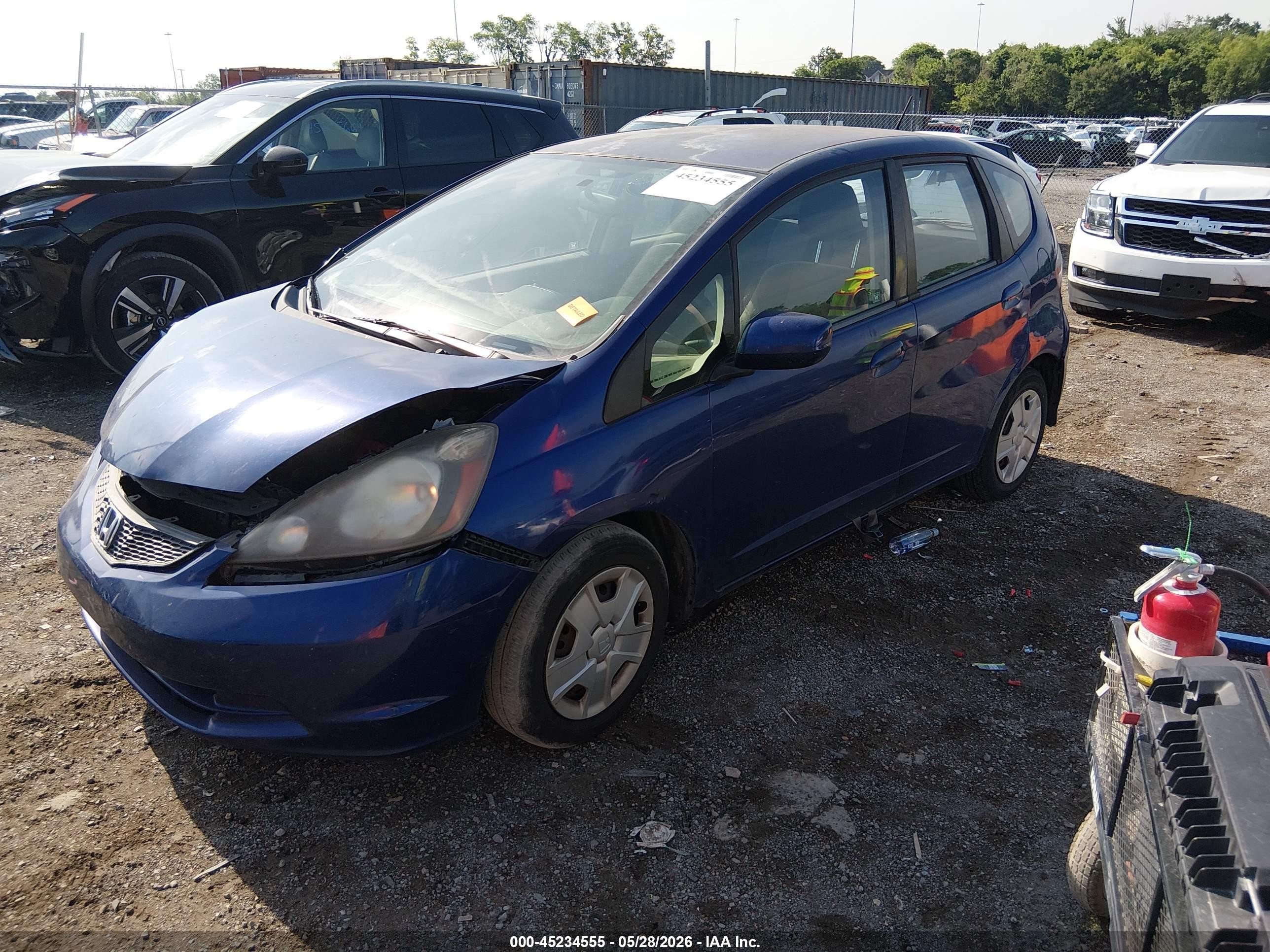 2013 Honda Fit   Gray vin: JHMGE8H30DC078262