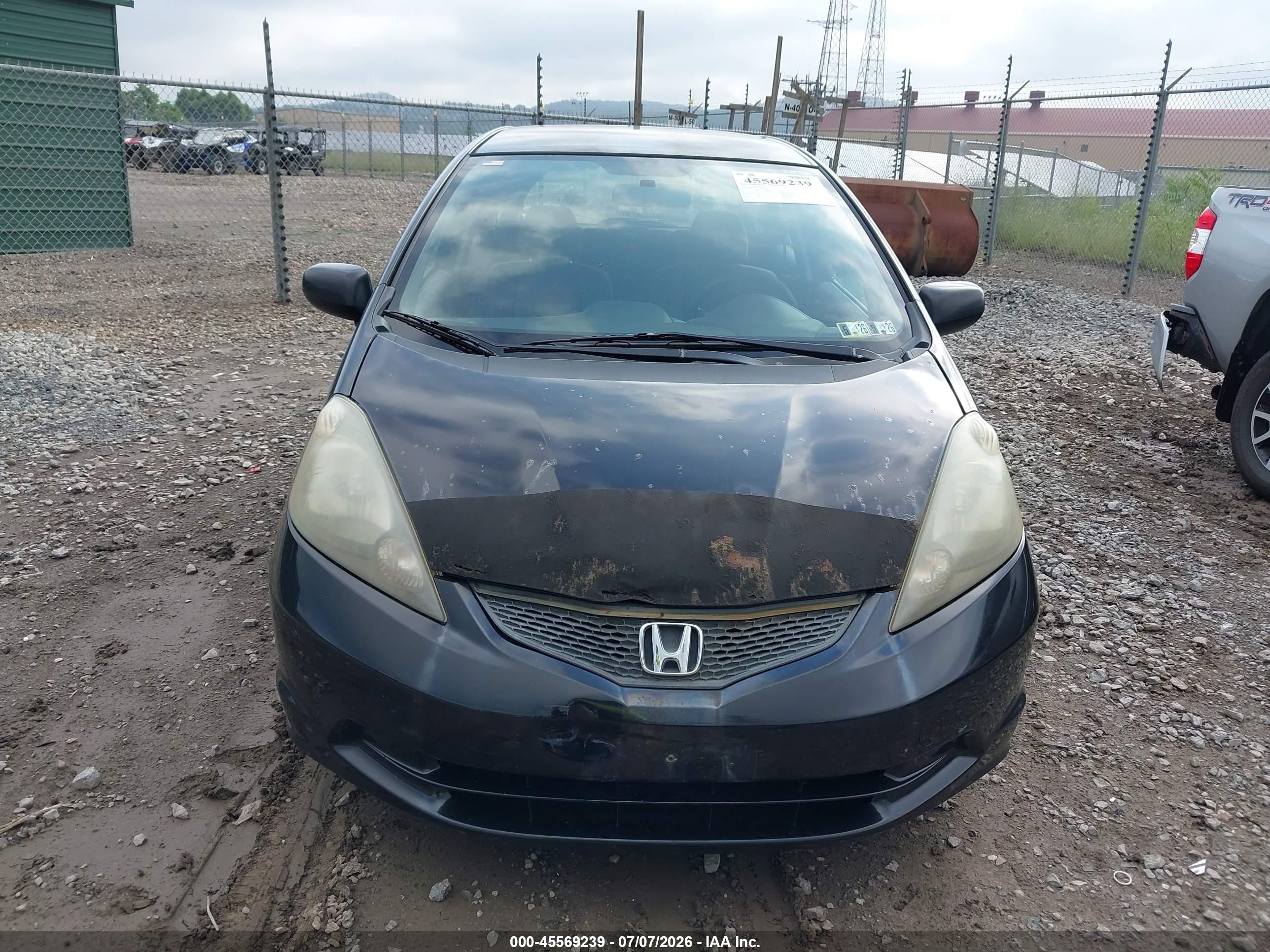 2011 Honda Fit   Black vin: JHMGE8H31BC010646