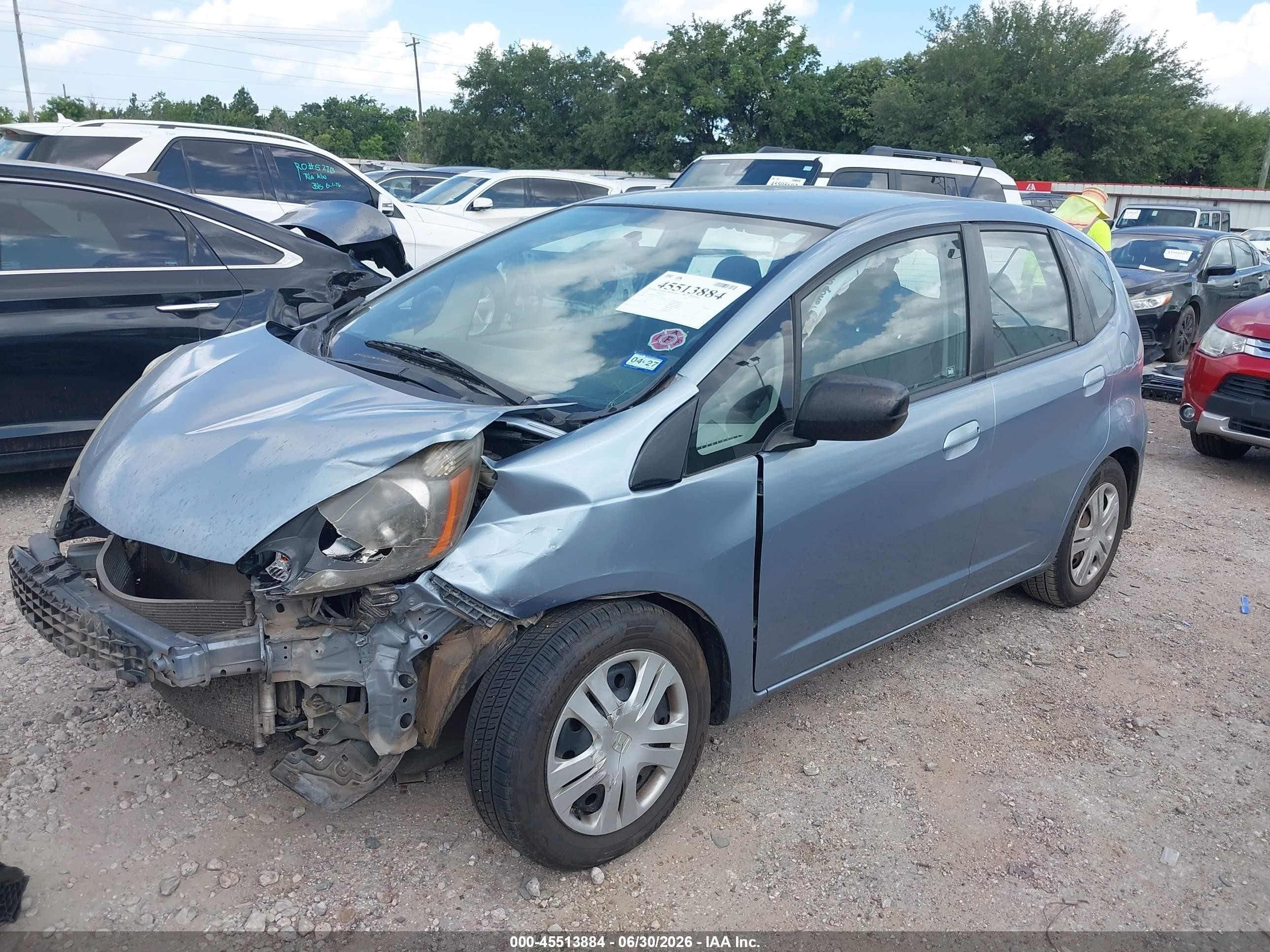 2011 Honda Fit   Blue vin: JHMGE8H31BC021923