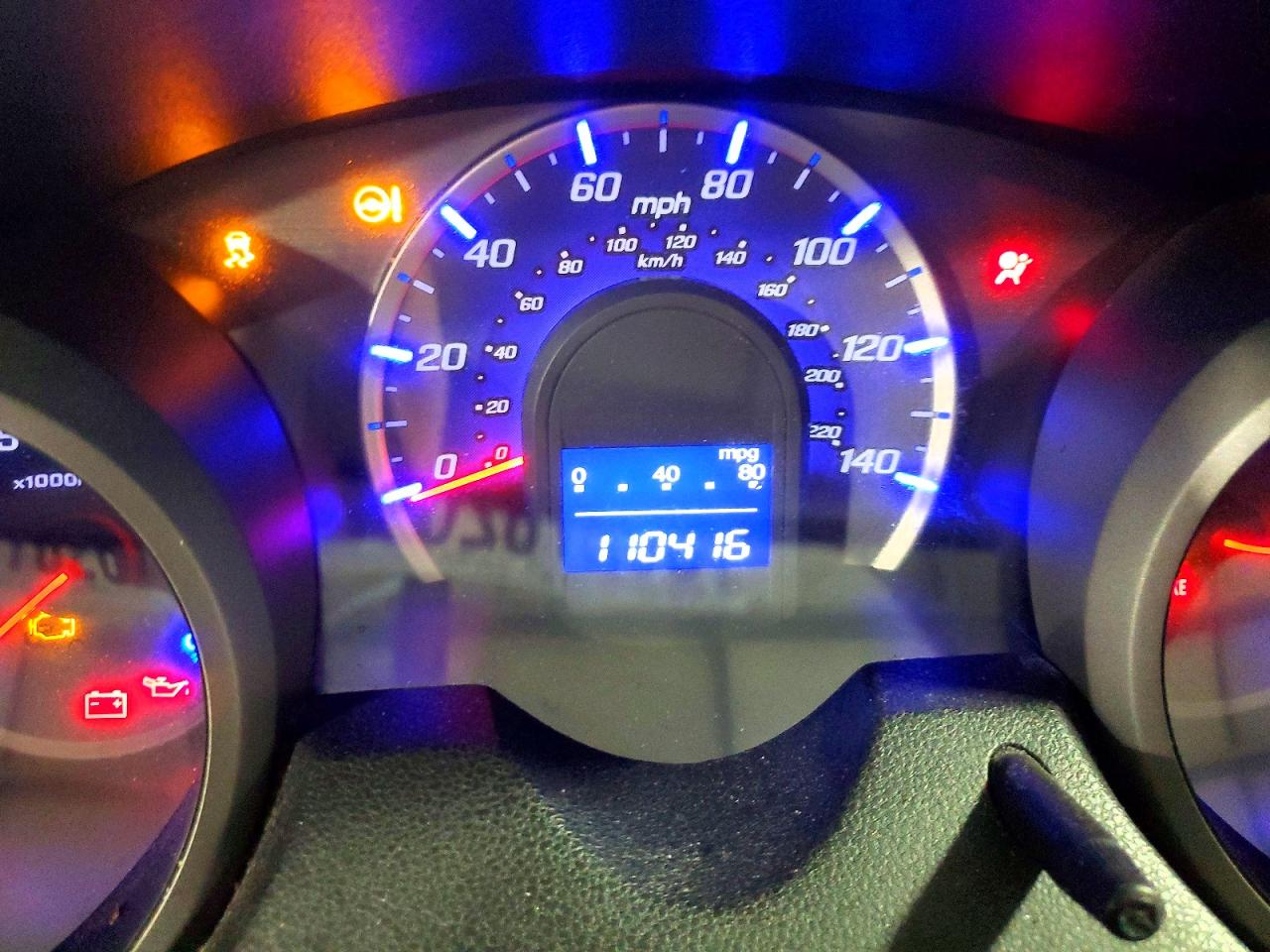 2011 Honda Fit Blue vin: JHMGE8H31BC025180