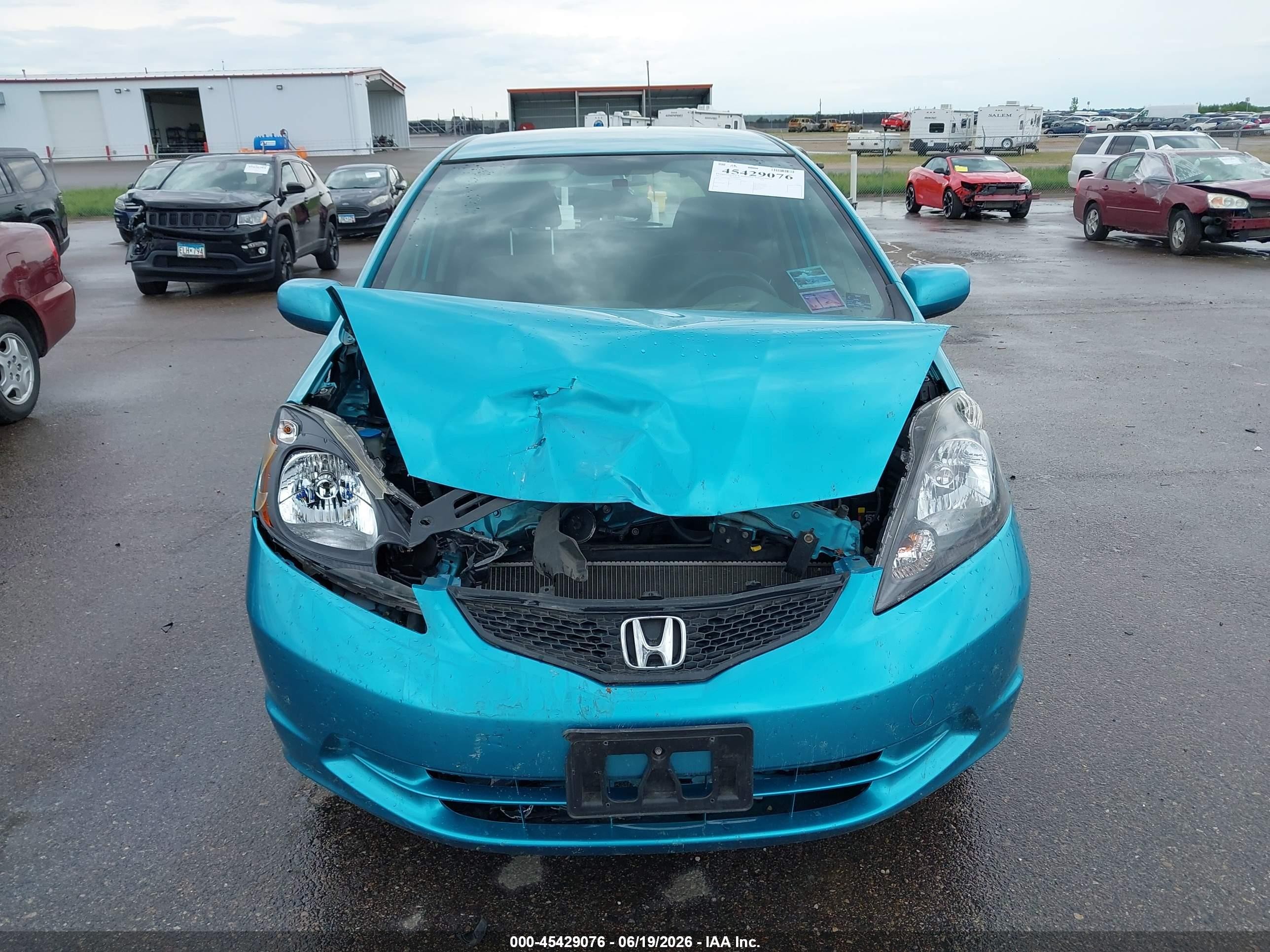 2012 Honda Fit   Blue vin: JHMGE8H31CC002998