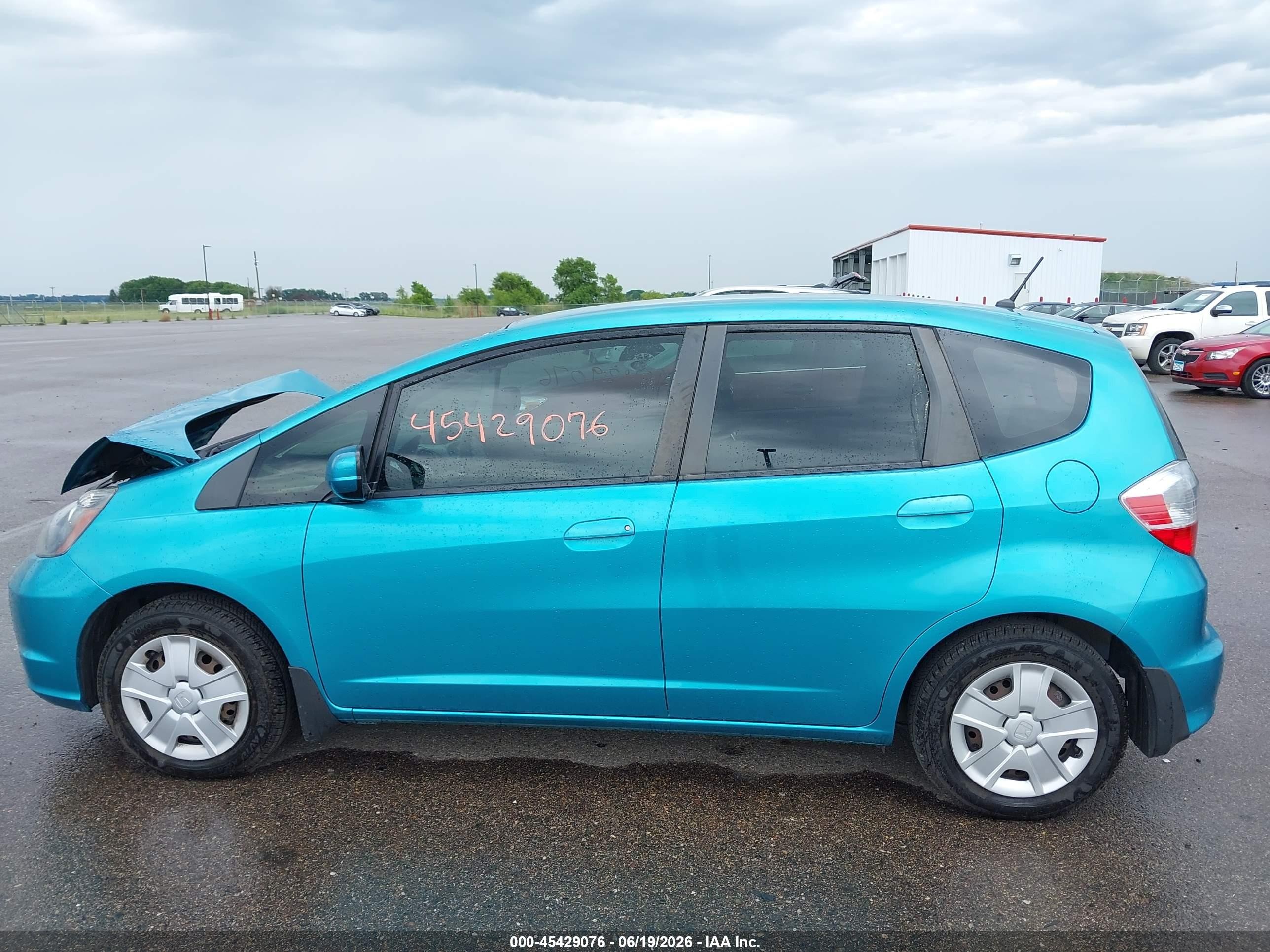 2012 Honda Fit   Blue vin: JHMGE8H31CC002998