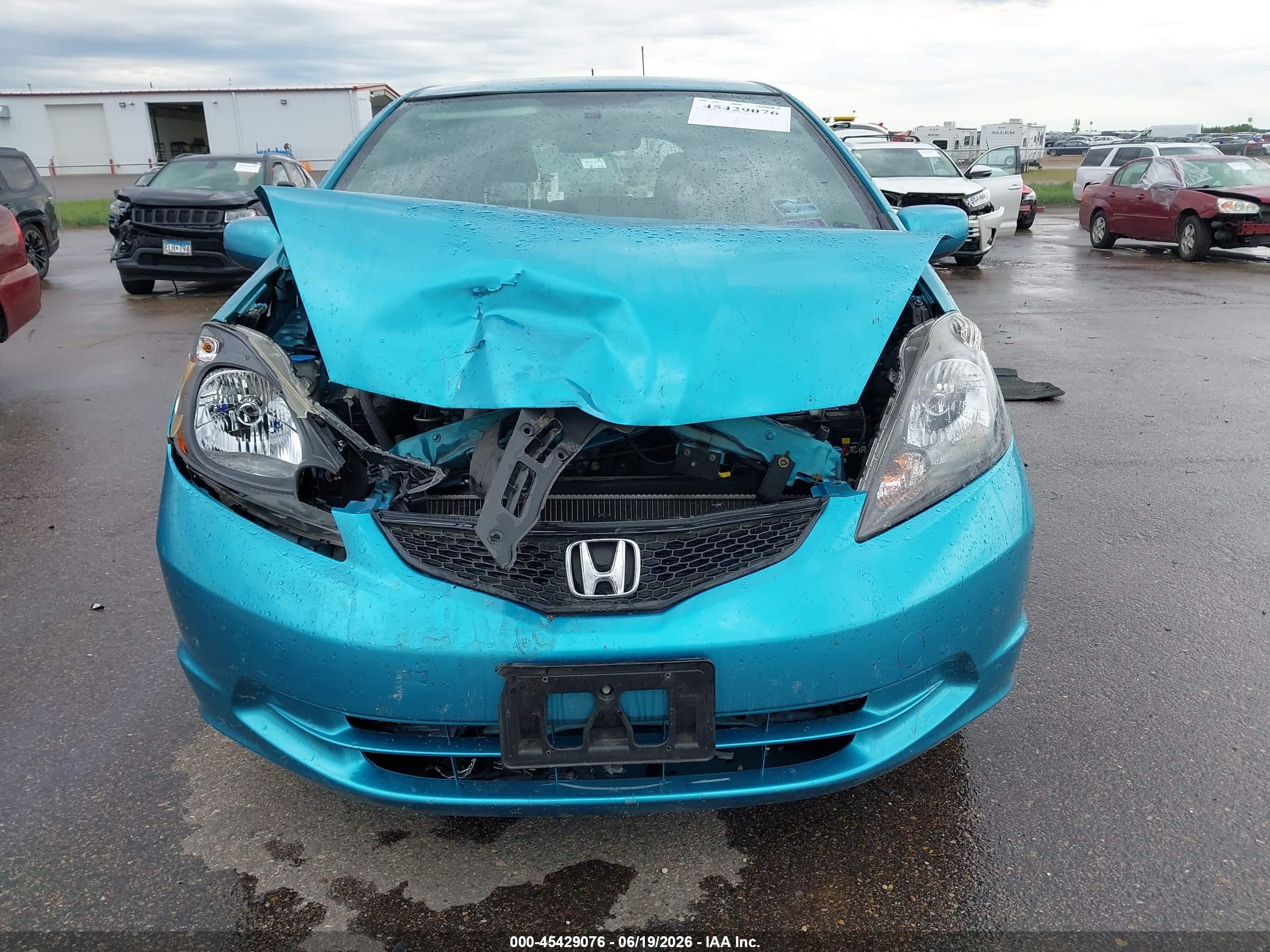 2012 Honda Fit   Blue vin: JHMGE8H31CC002998