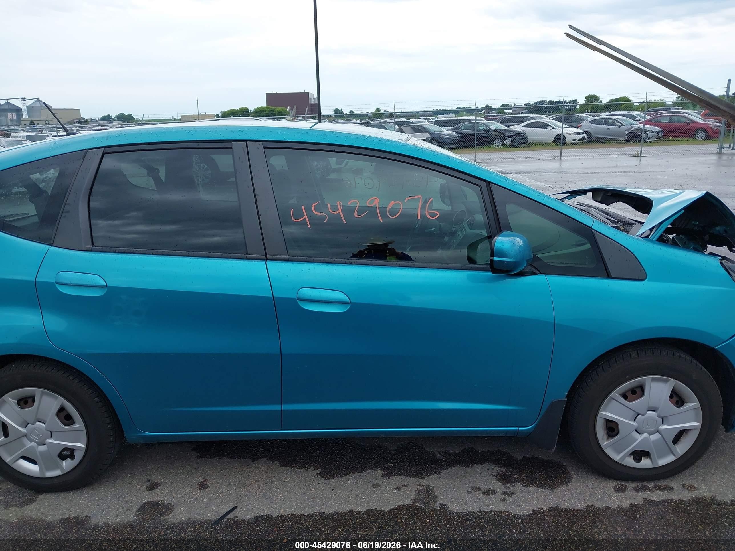 2012 Honda Fit   Blue vin: JHMGE8H31CC002998