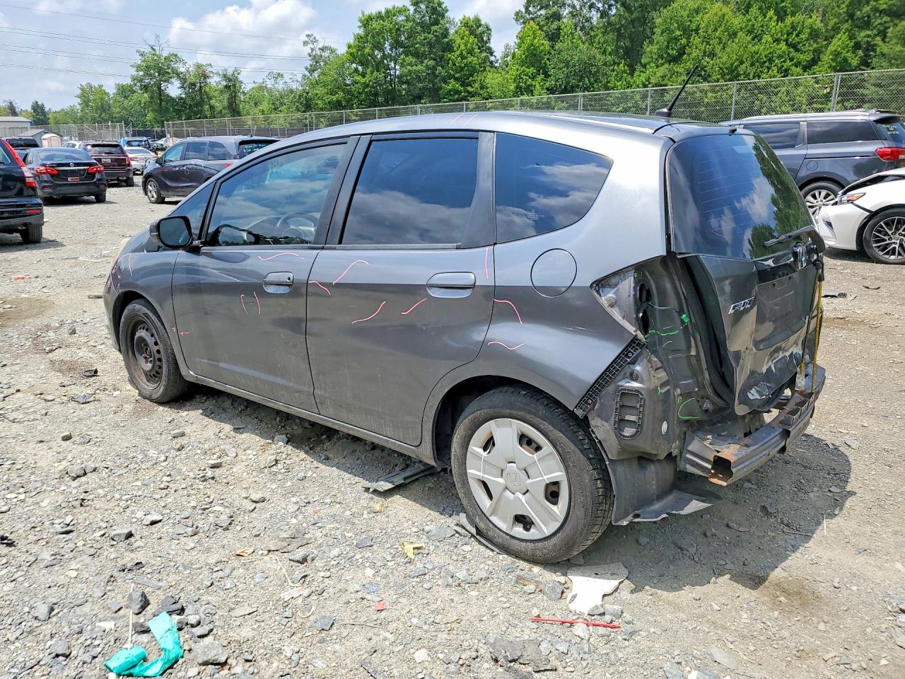 2012 Honda Fit Charcoal vin: JHMGE8H31CC022183