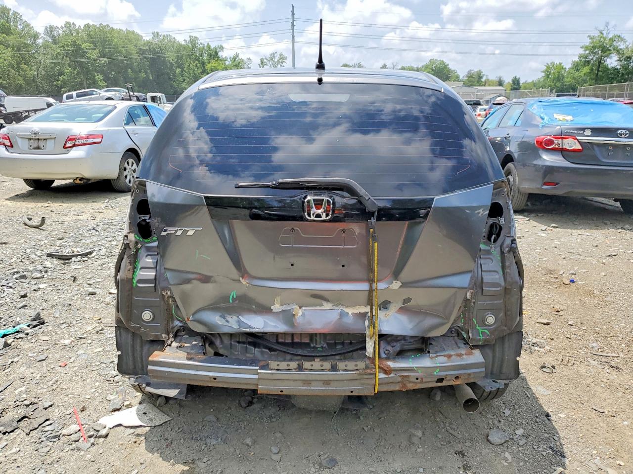 2012 Honda Fit Charcoal vin: JHMGE8H31CC022183