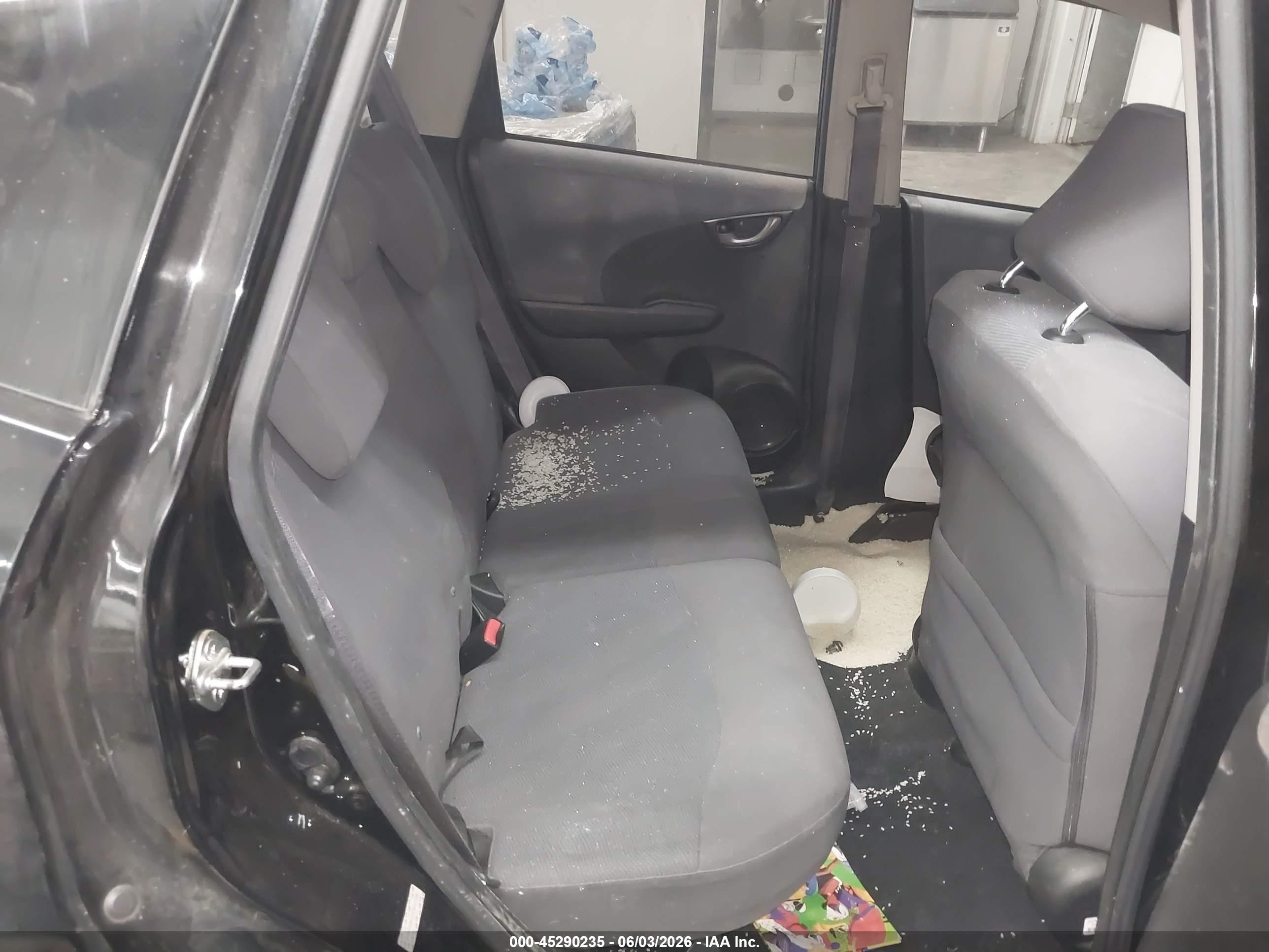 2012 Honda Fit   Black vin: JHMGE8H31CS001338