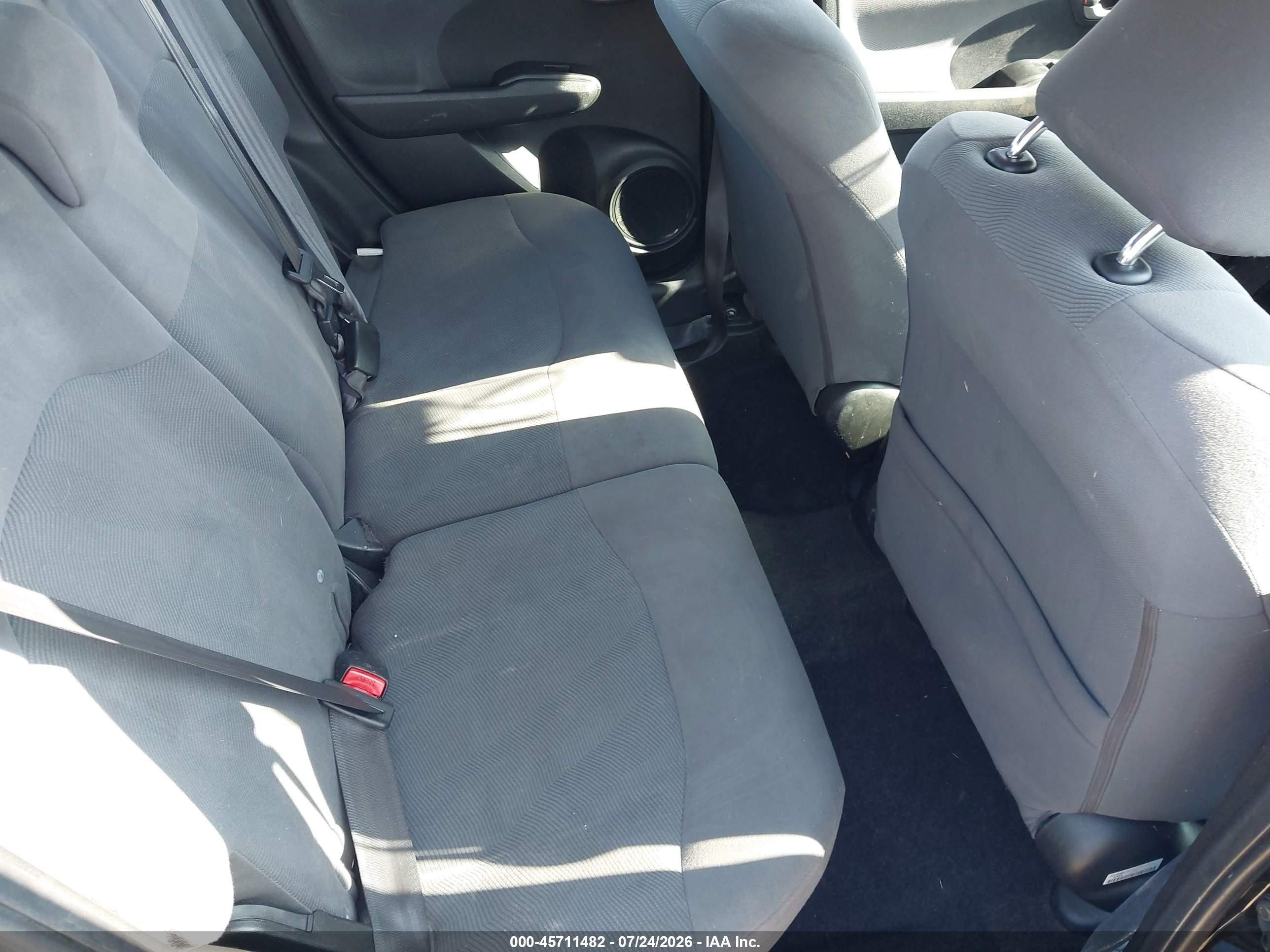 2012 Honda Fit   Black vin: JHMGE8H31CS002621