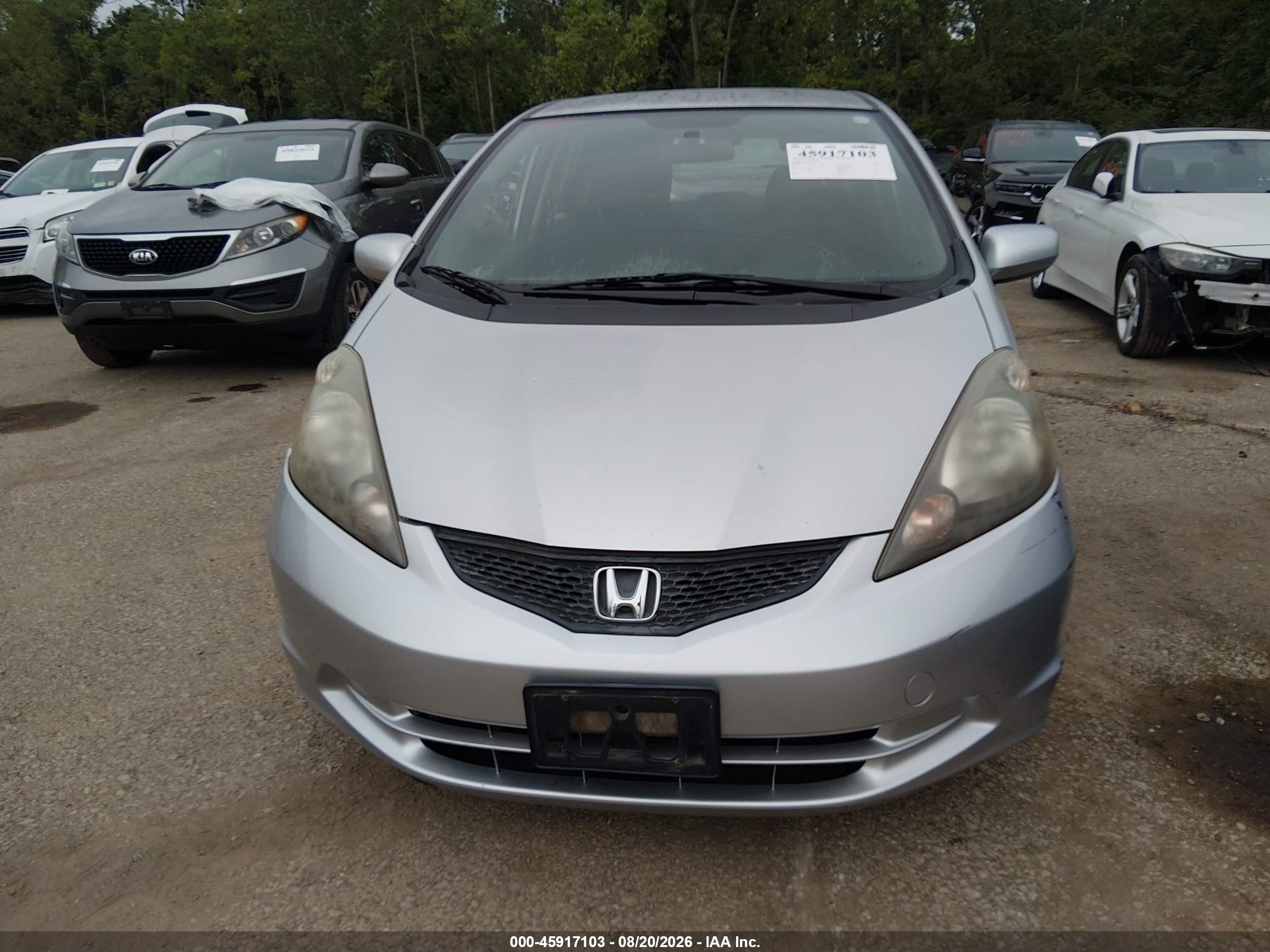 2012 Honda Fit   Silver vin: JHMGE8H31CS005261