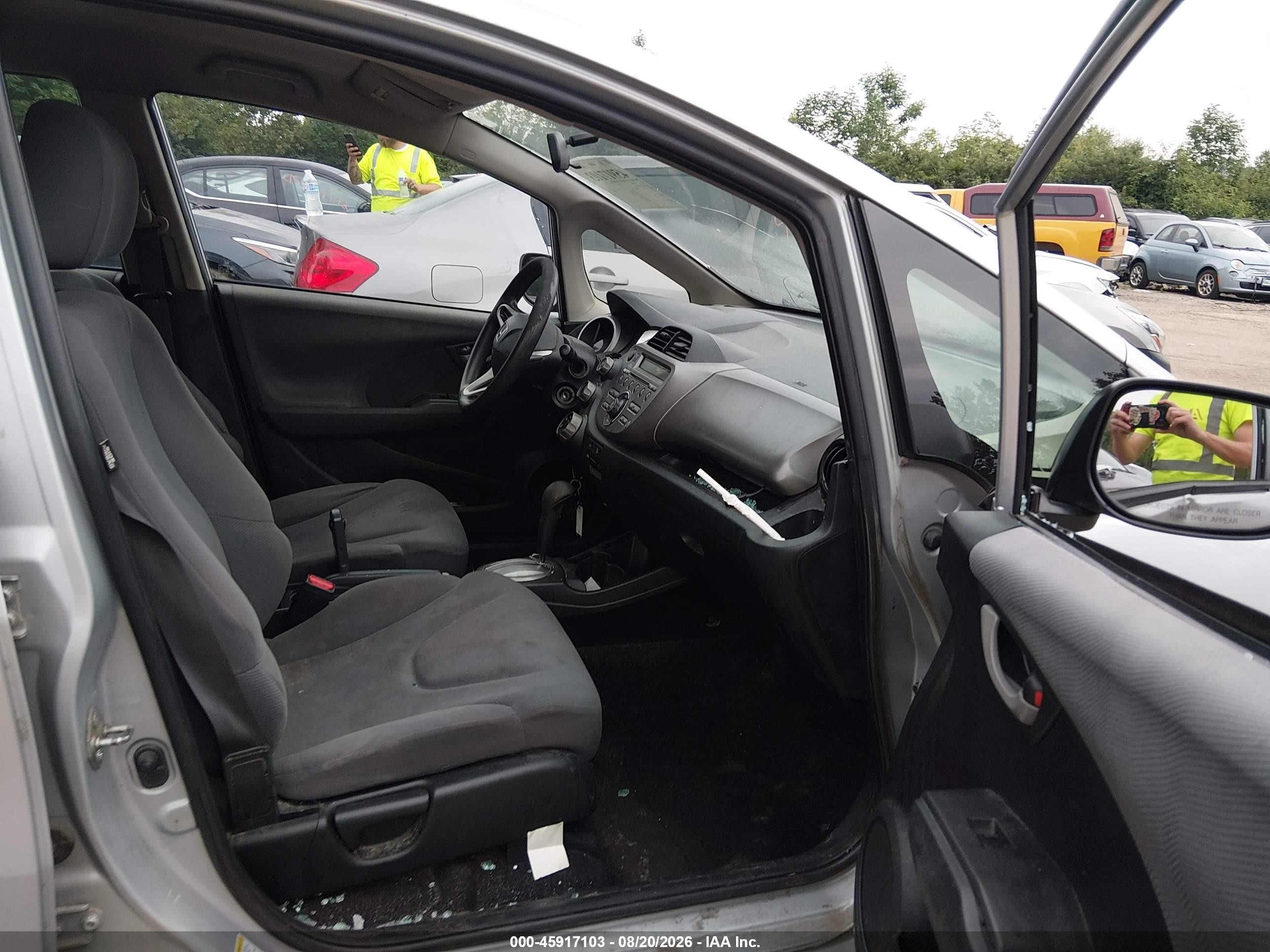 2012 Honda Fit   Silver vin: JHMGE8H31CS005261