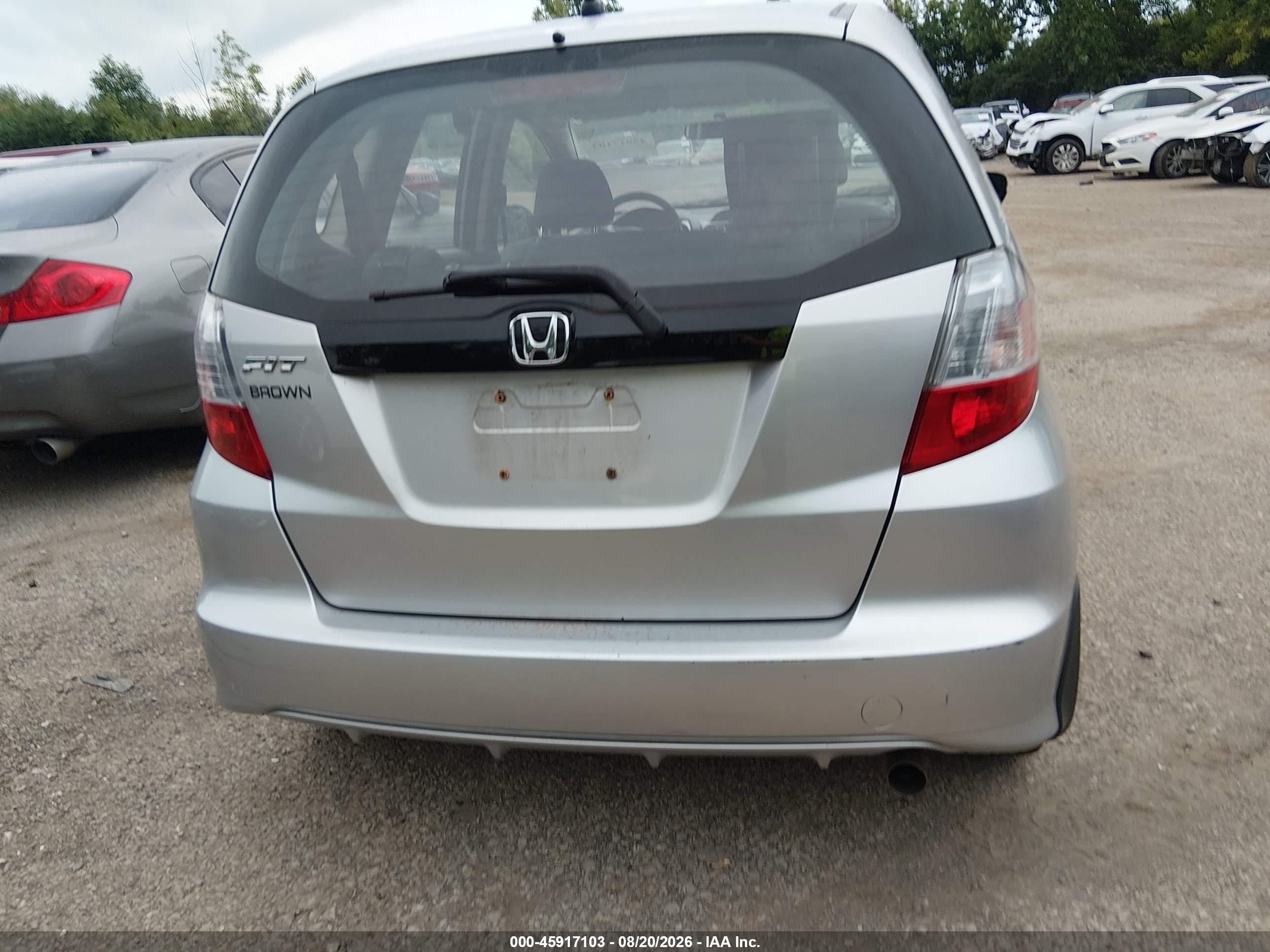 2012 Honda Fit   Silver vin: JHMGE8H31CS005261