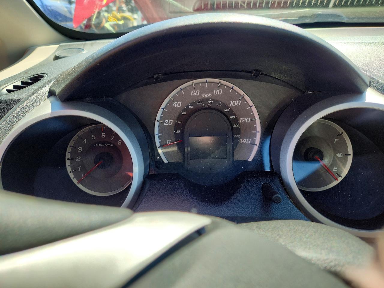 2013 Honda Fit Red vin: JHMGE8H31DC003313