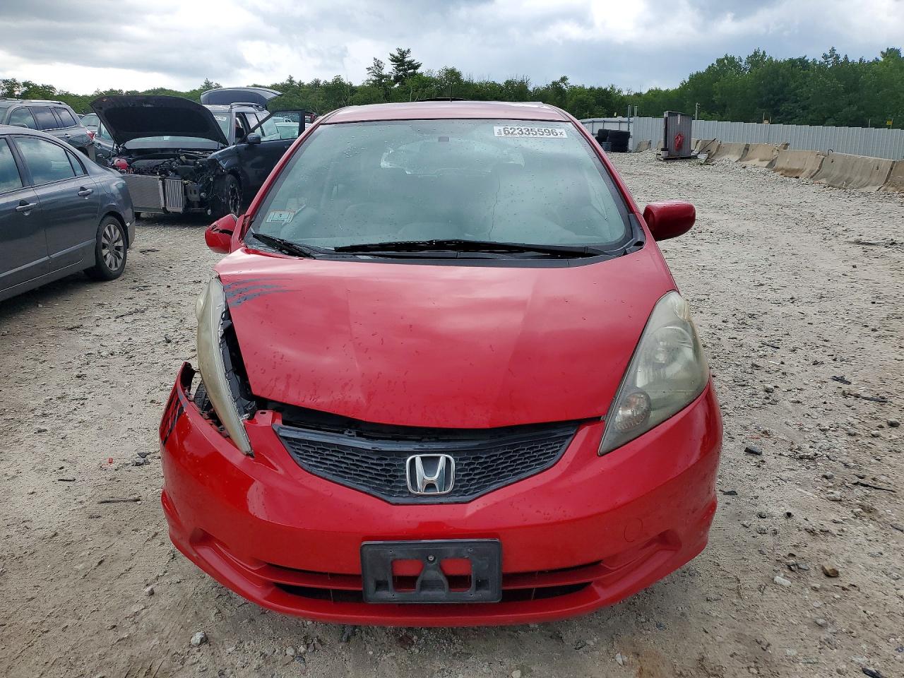 2013 Honda Fit Red vin: JHMGE8H31DC007779