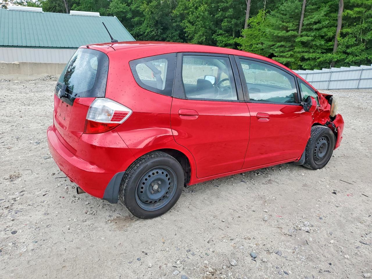 2013 Honda Fit Red vin: JHMGE8H31DC007779